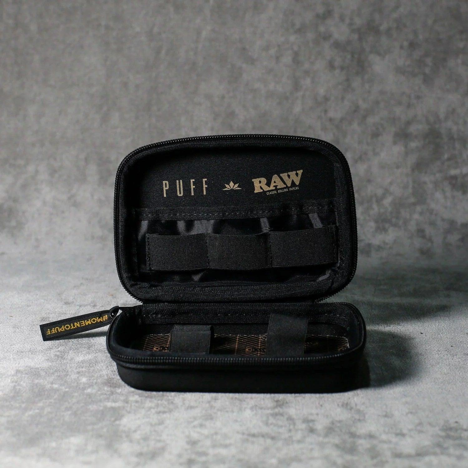 Estuche Puff Raw Black