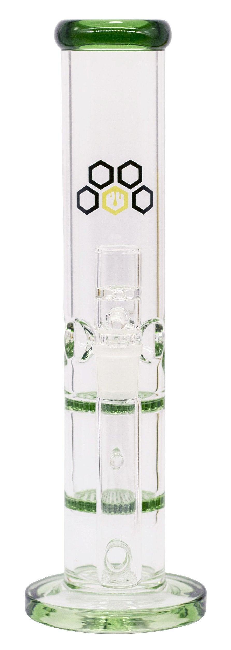 Bong Double Honey 30cm Green