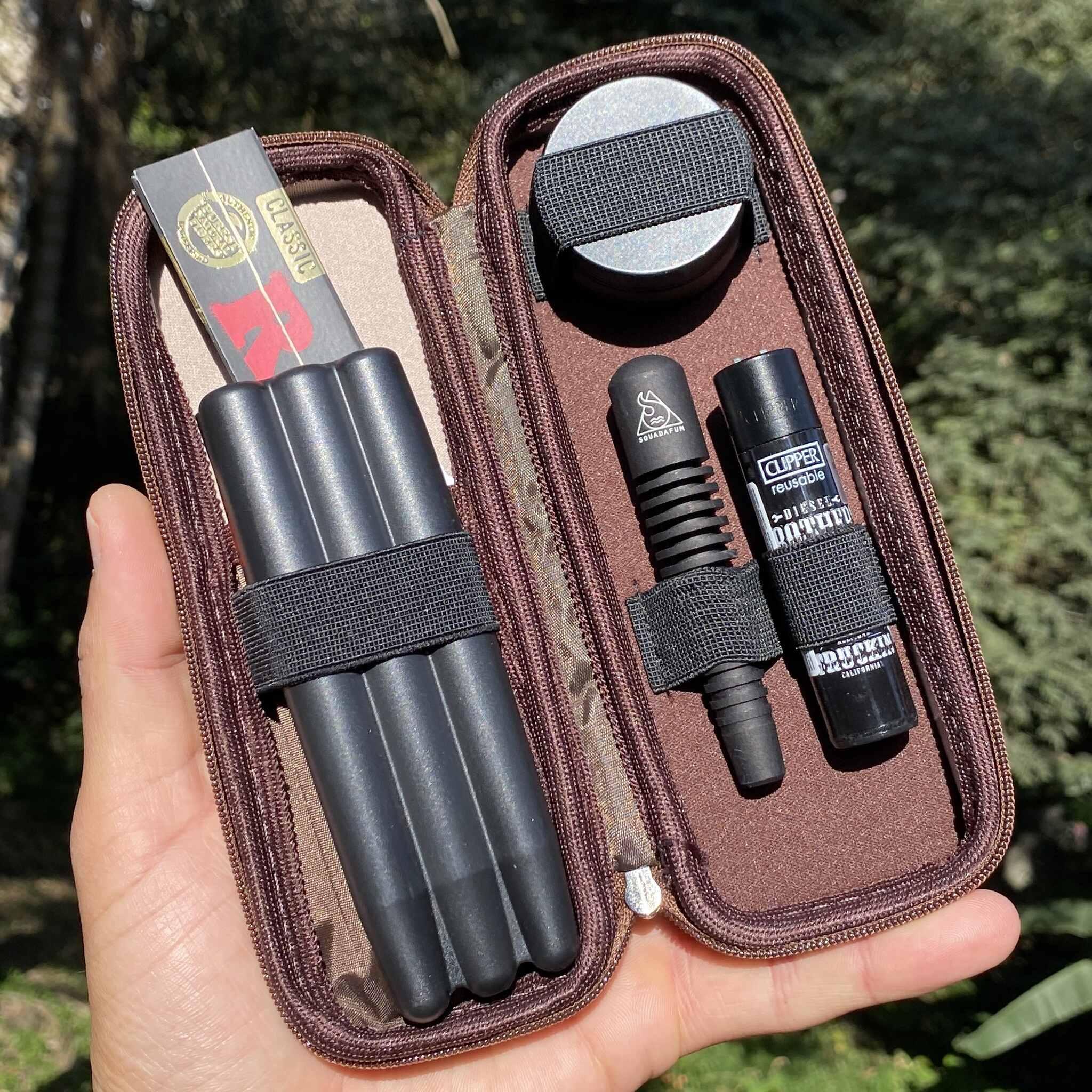 Raw Classic Kit - Beige Puff Slim Case