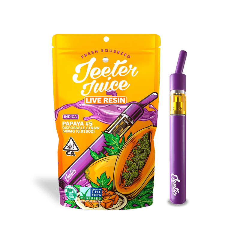 Jeeter Juice Papaya #5 THC Pen | Indica | 92.5%