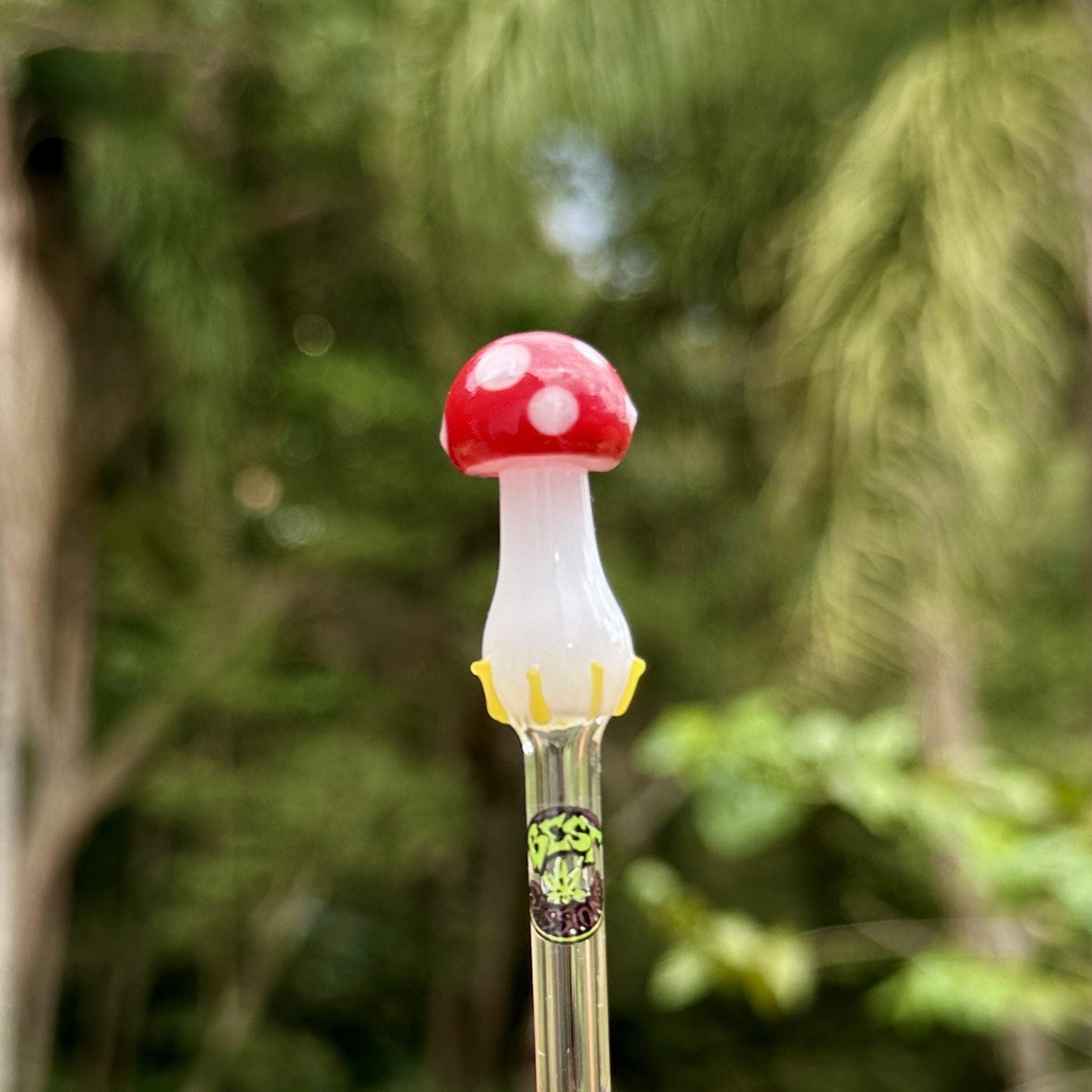 Mushroom glass tip