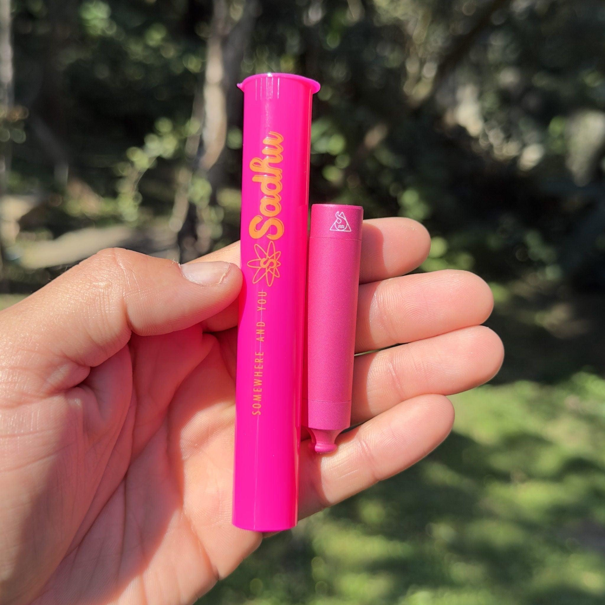 Heat Cooler metal pipe Squadafum + pink storage stash