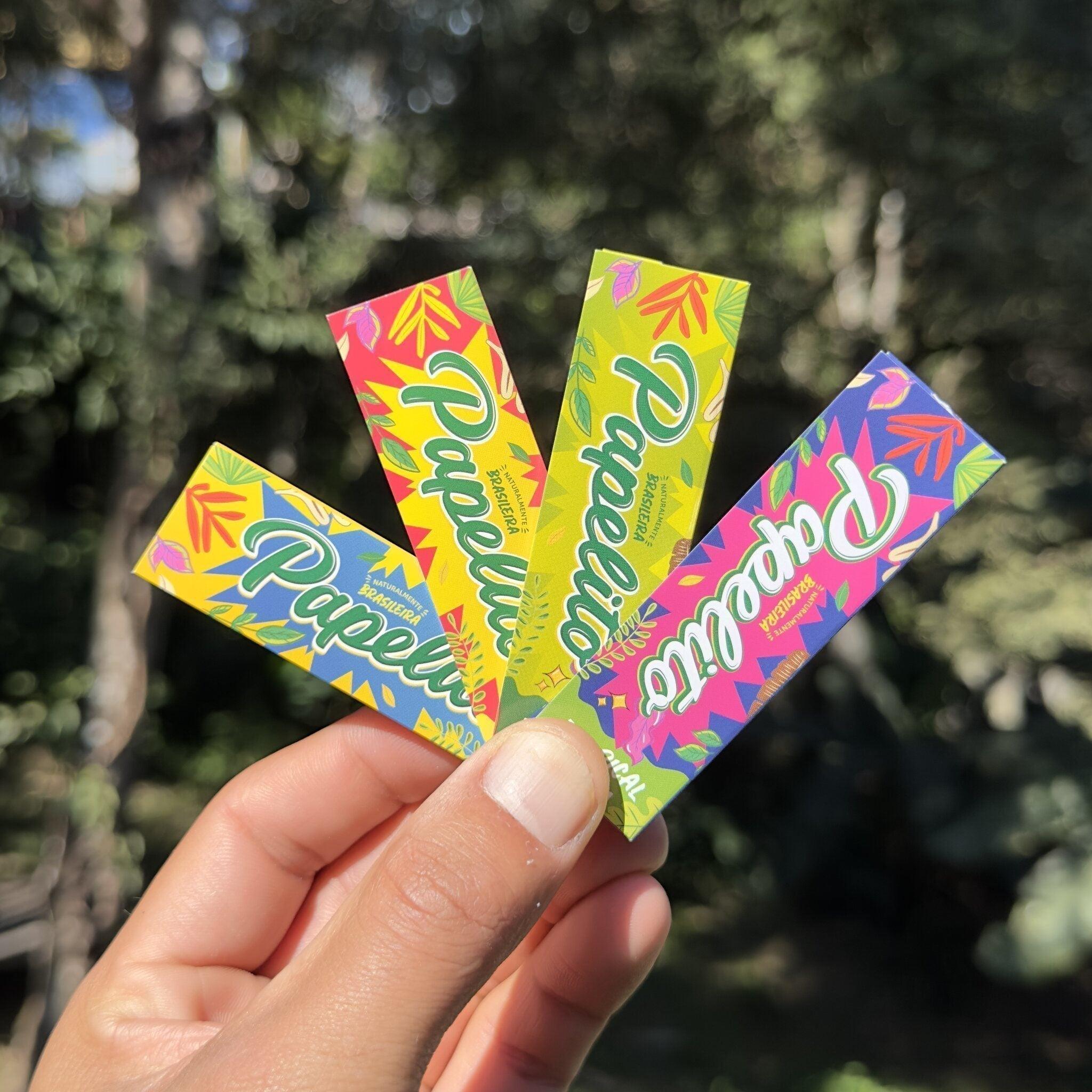 Combo 4 Papelito slim tropical mini rolling papers