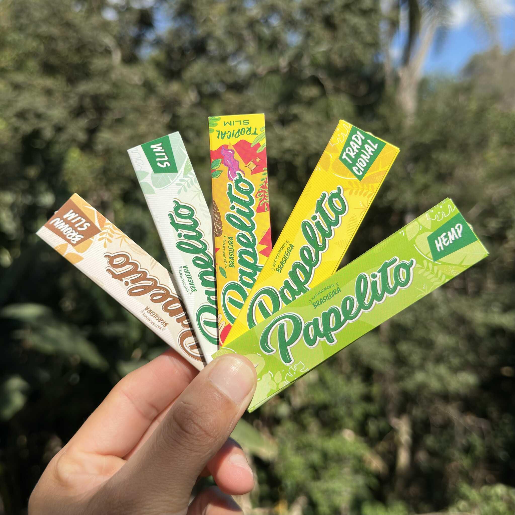 Combo 5 Papelito rolling papers – king size