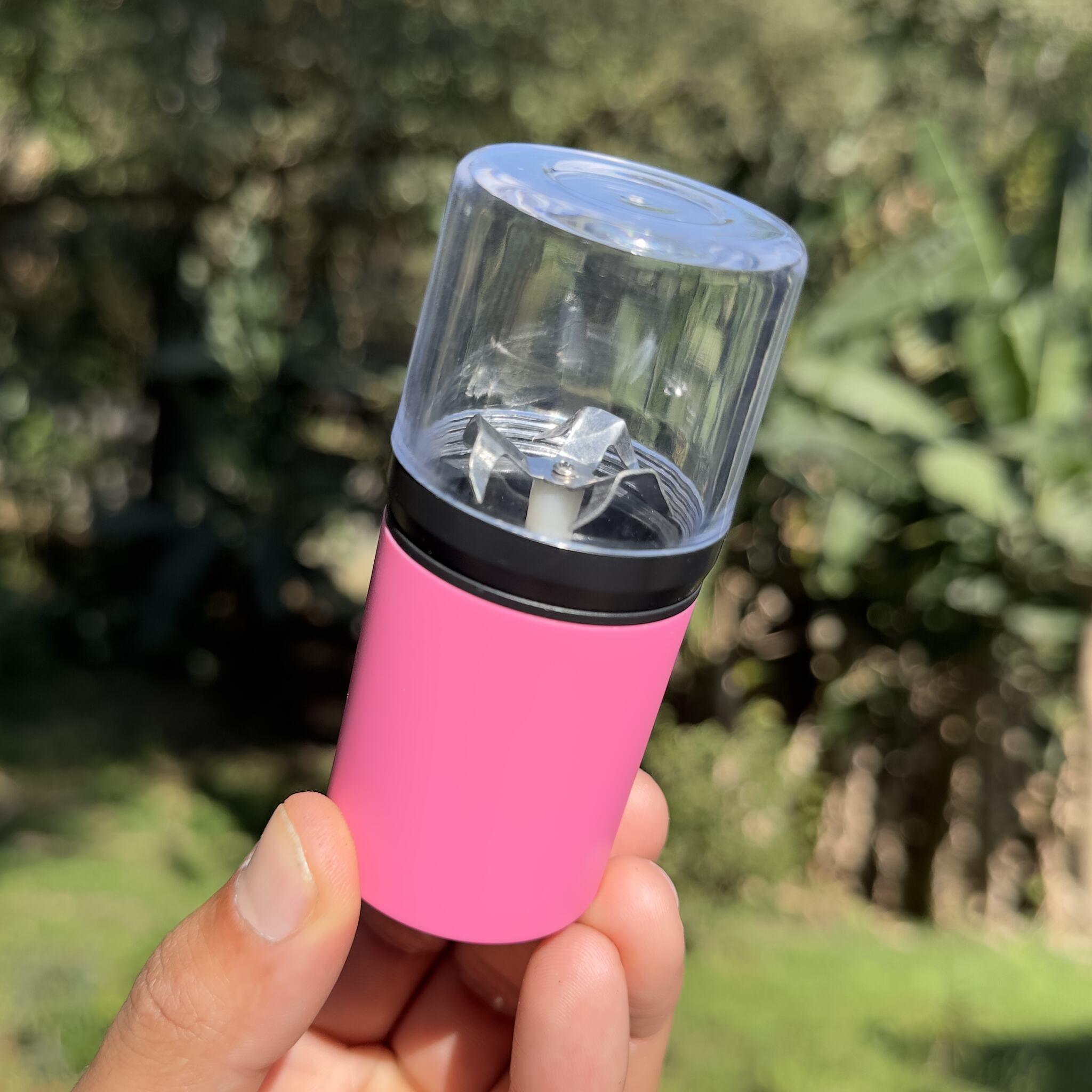 Electric grinder USB rechargeable pink - 40mm
