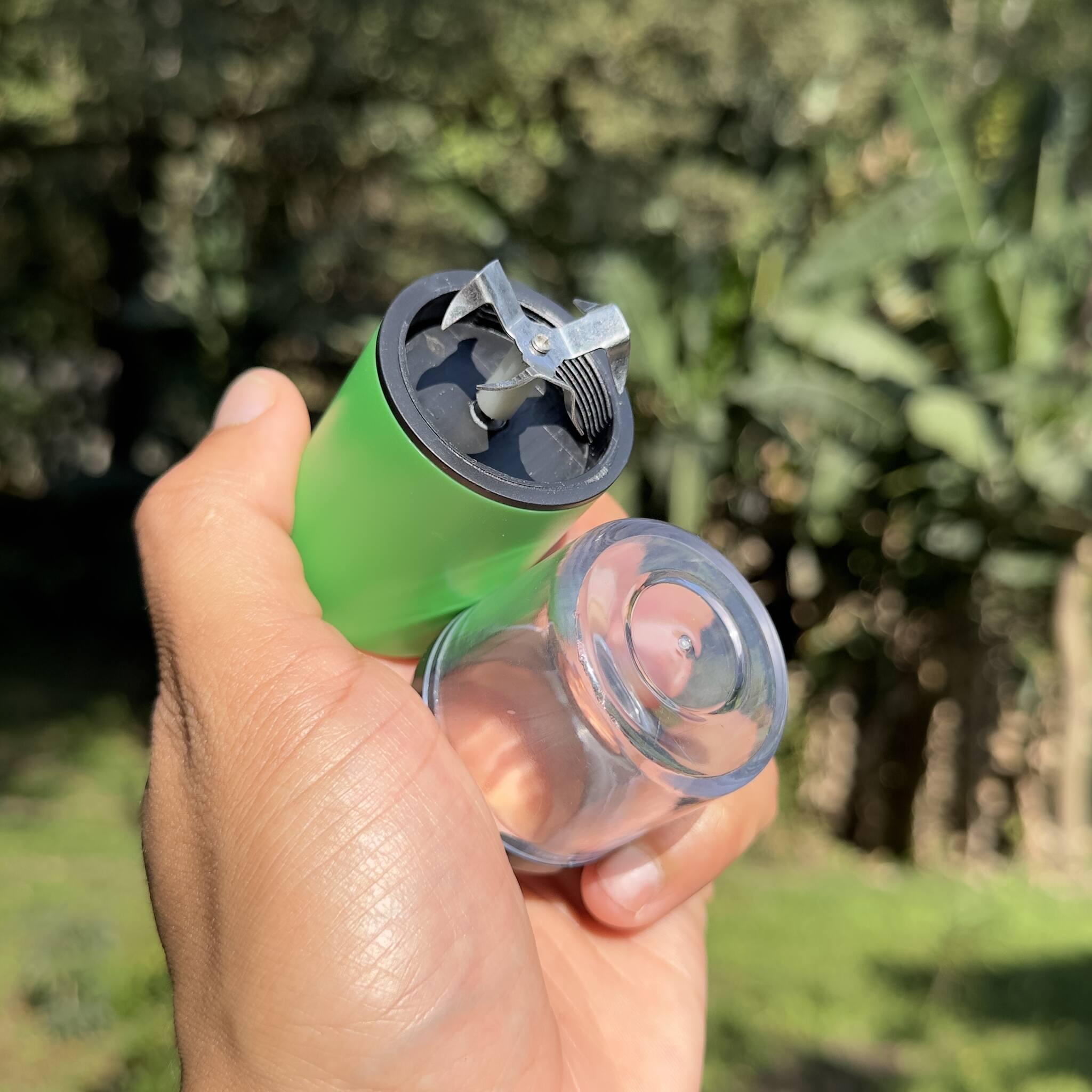 Green USB Rechargeable Electric Grinder – 40mm