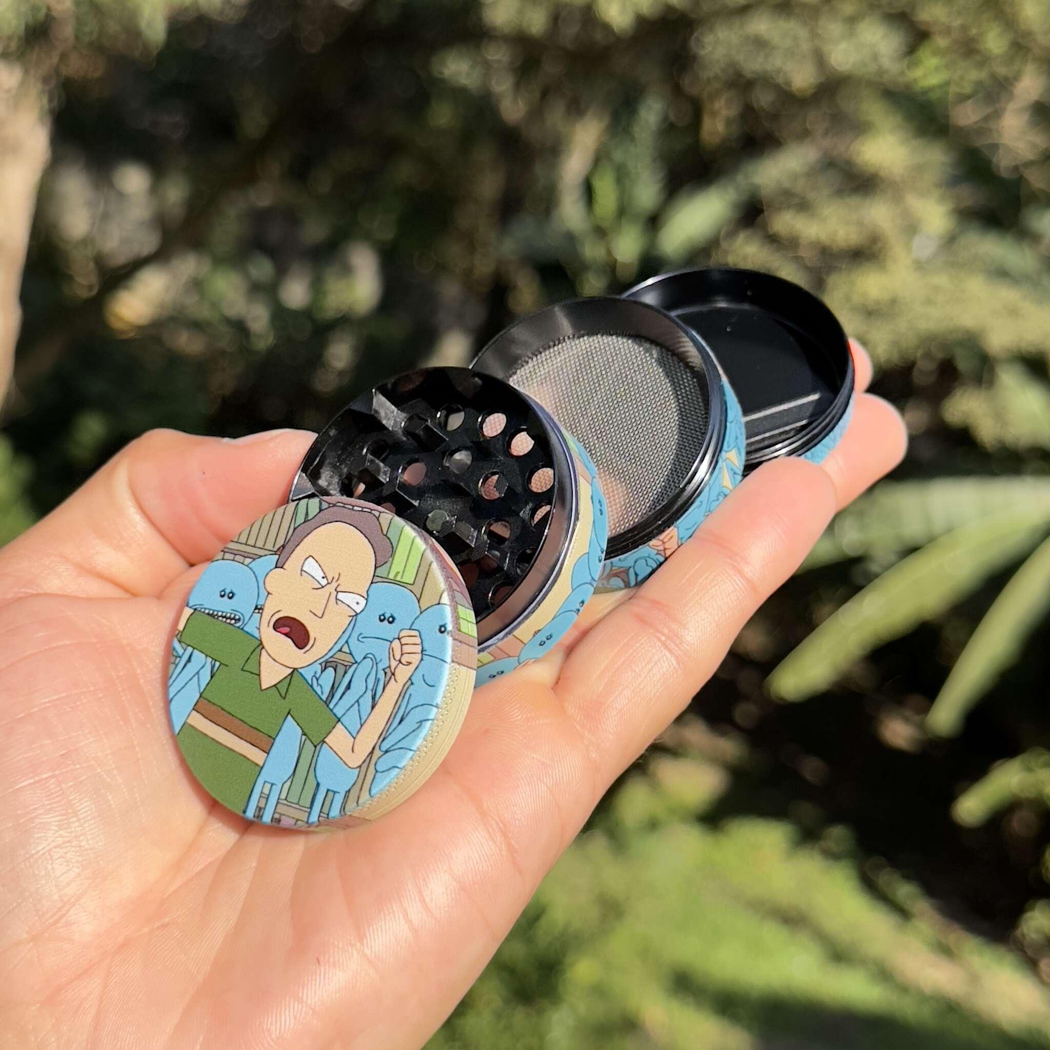 Jerry and Meeseeks 4-part metal grinder - 50mm