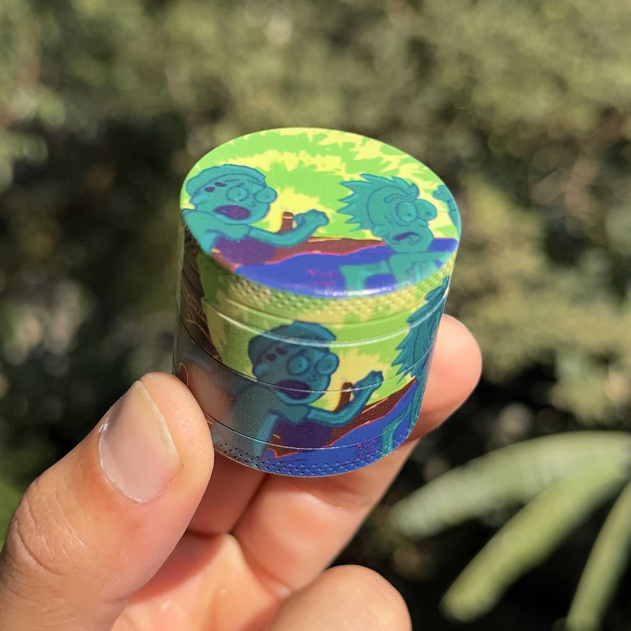 Rick and Morty 4-part metal grinder - 40mm