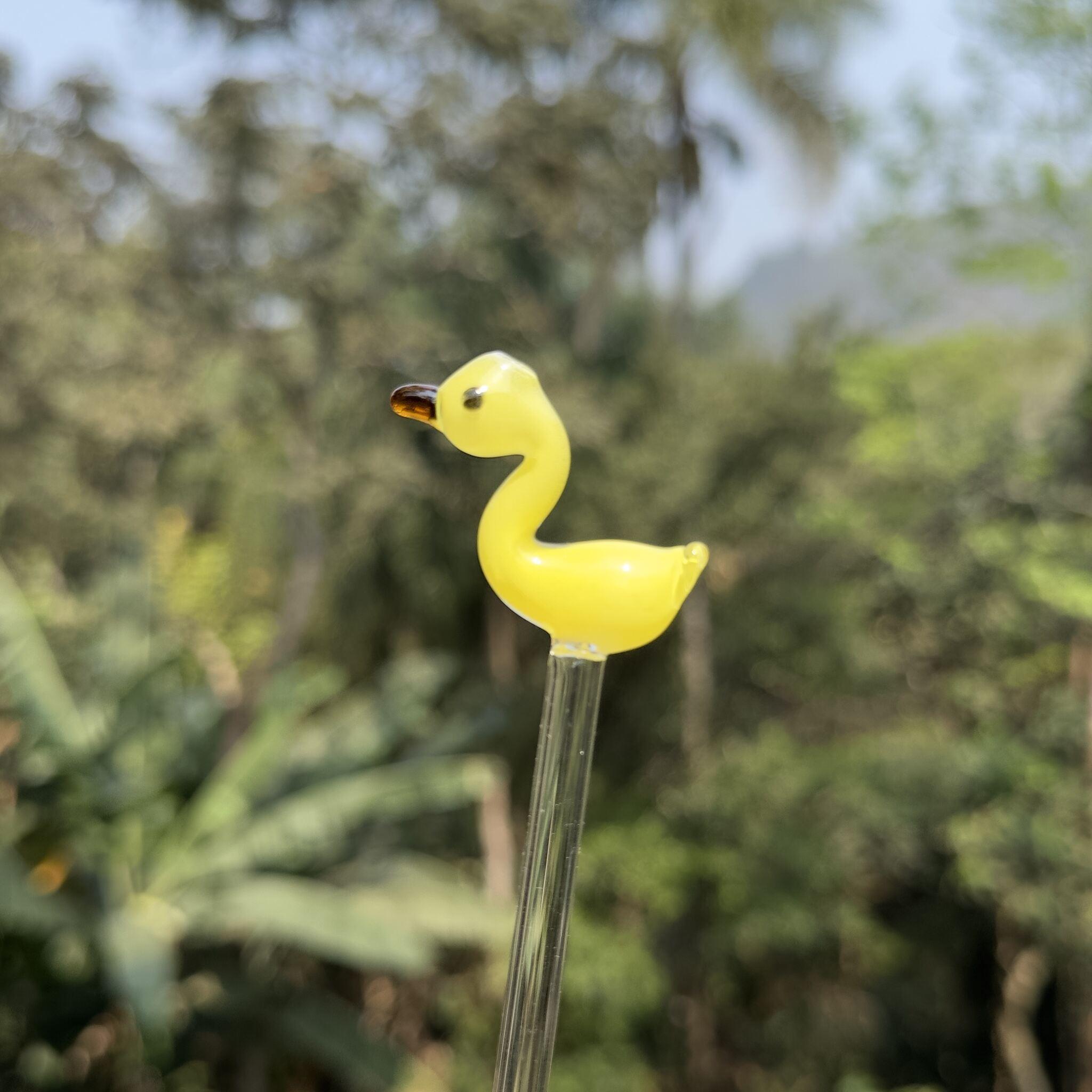 Yellow Duck glass tip