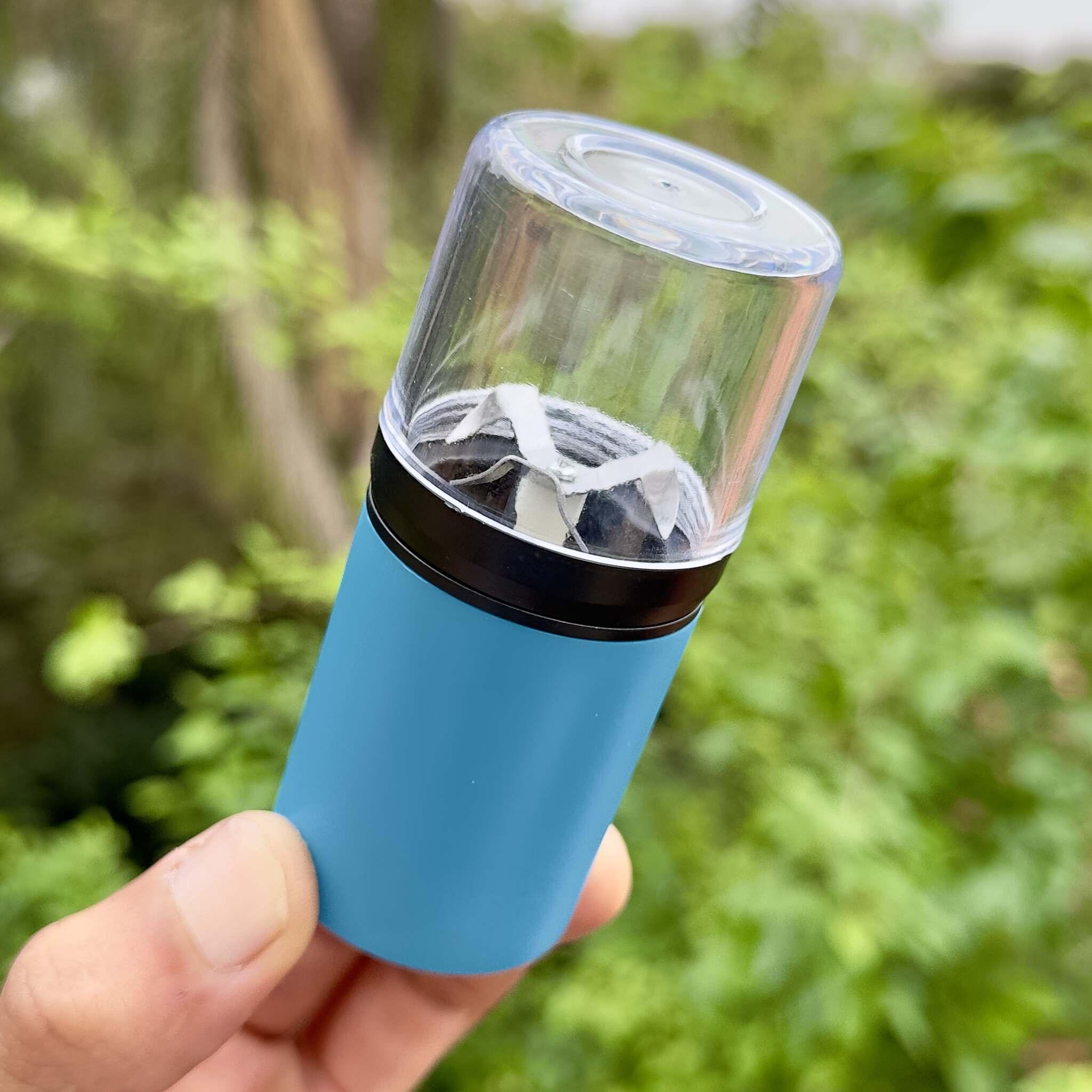 USB Rechargeable Electric Grinder Blue – 40mm