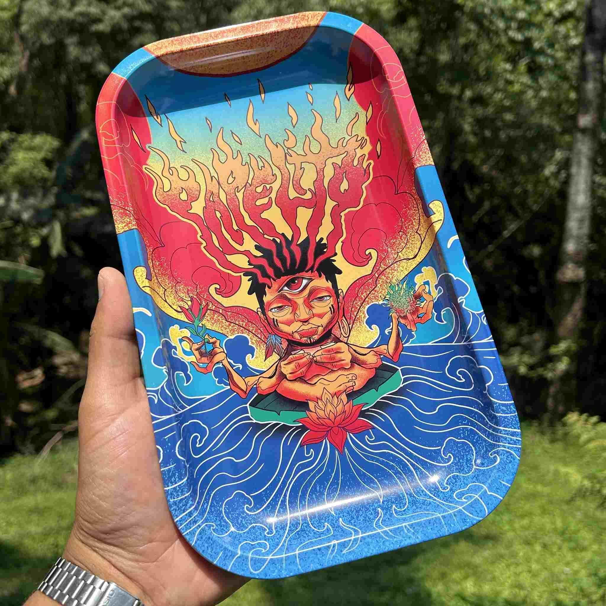 Kit Papelito Fire Elements – Bandeja Papelito metal