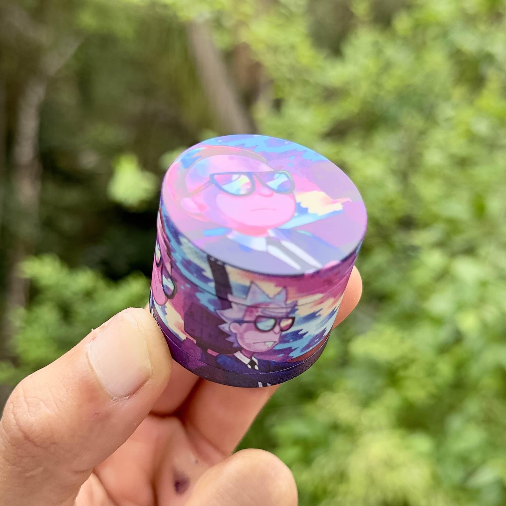 Rick and Morty MIB metal grinder - 4-part 40mm