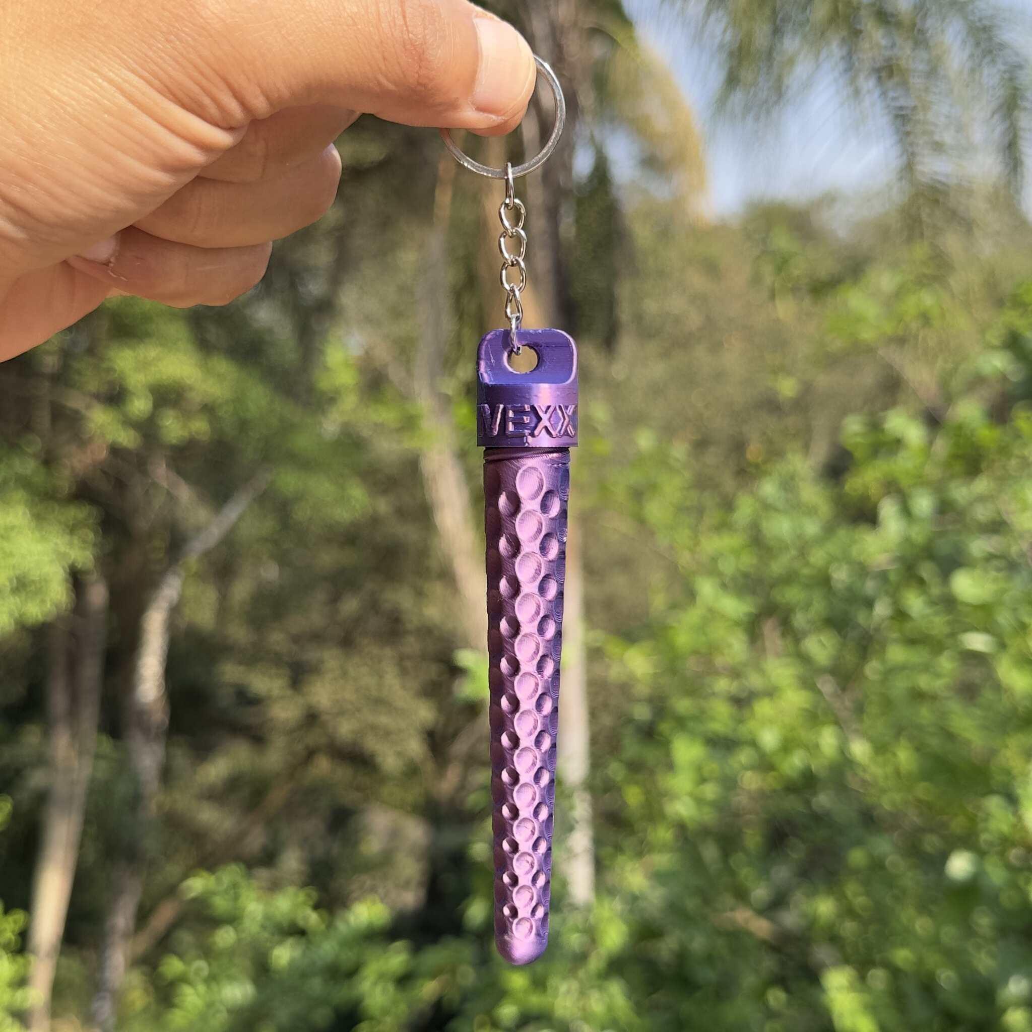 3D textured keyring Mocó I