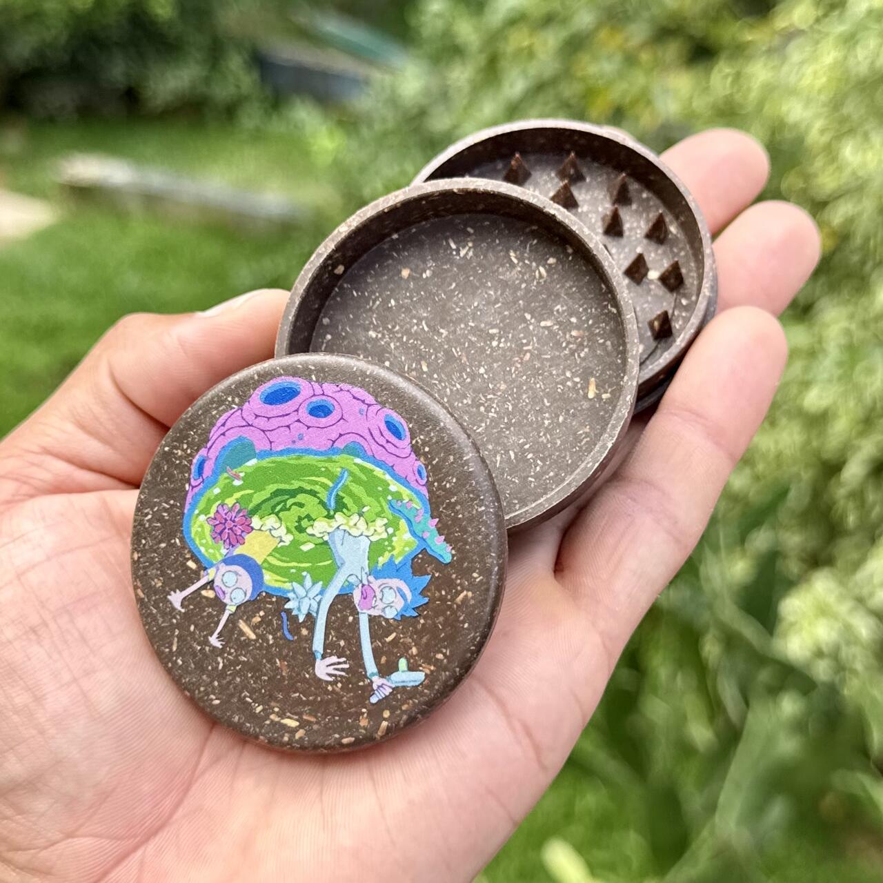 Rick and Morty Coconut Grinder - Brown