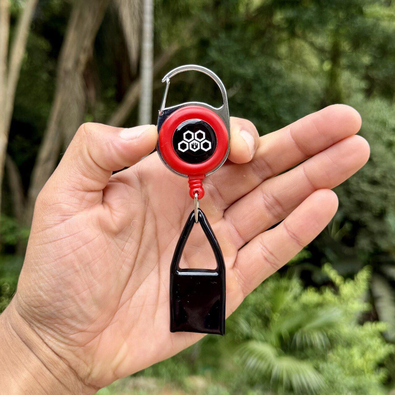 Anti-theft lighter Culture Dab – red logo