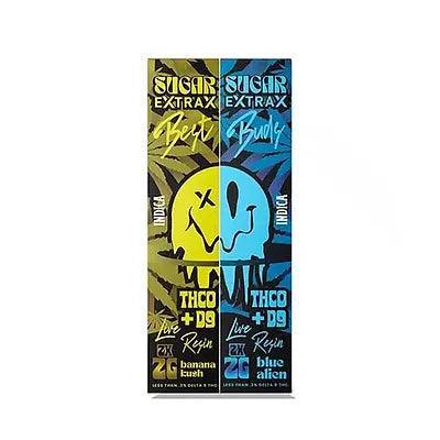 SUGAR EXTRAX BEST BUDS LIVE RESIN DISPOSABLE VAPE | 2-PACK