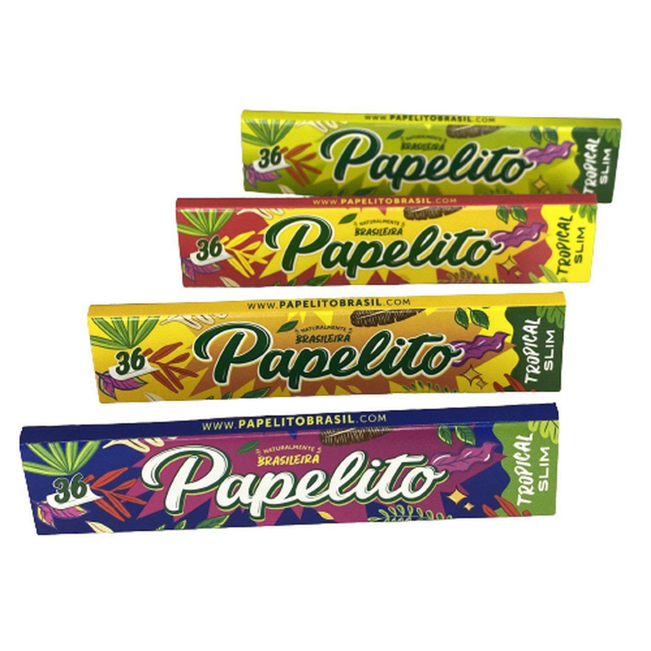 Tropical Papelito Silk Rolling Paper Combo - 4 units