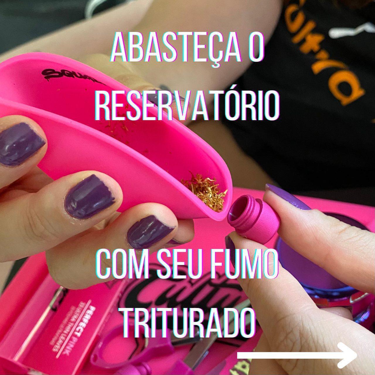 Pipe de metal Heat Cooler Squadafum + mocó para armazenamento Preto