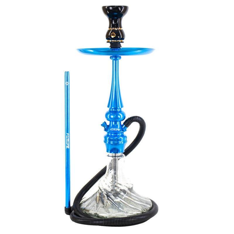 Hookah Amazon Future Godzilla Blue Metal Transparent Vase
