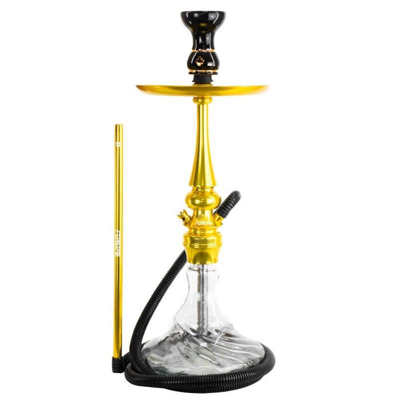Hookah Amazon Future Godzilla Golden Metal Transparent Vase