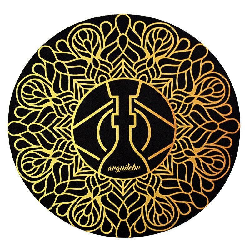 Golden Mandala Arguilebr Base Mat