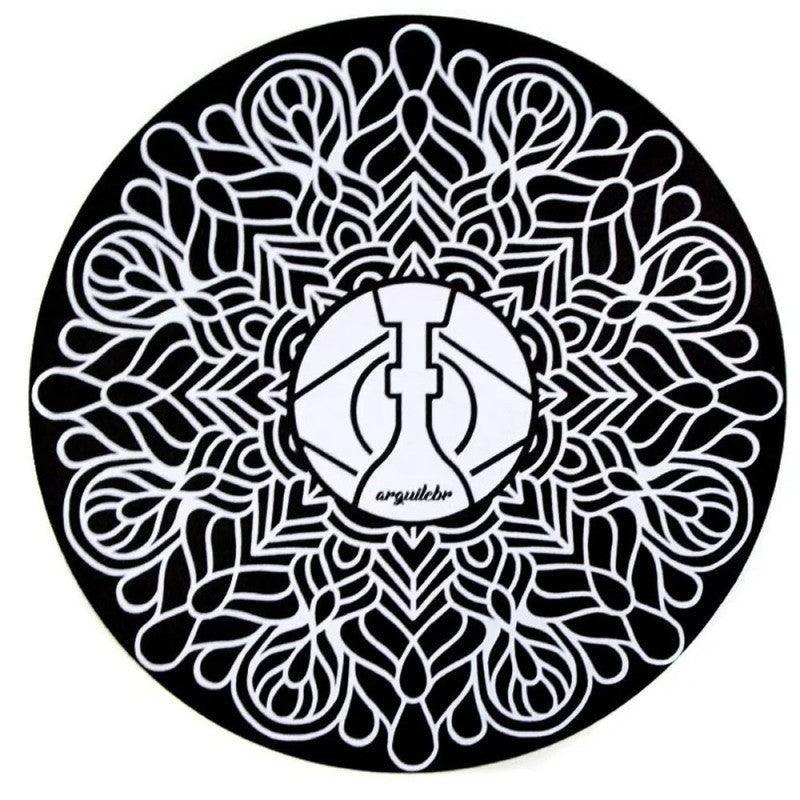 Mandala White Hookah Base Mat
