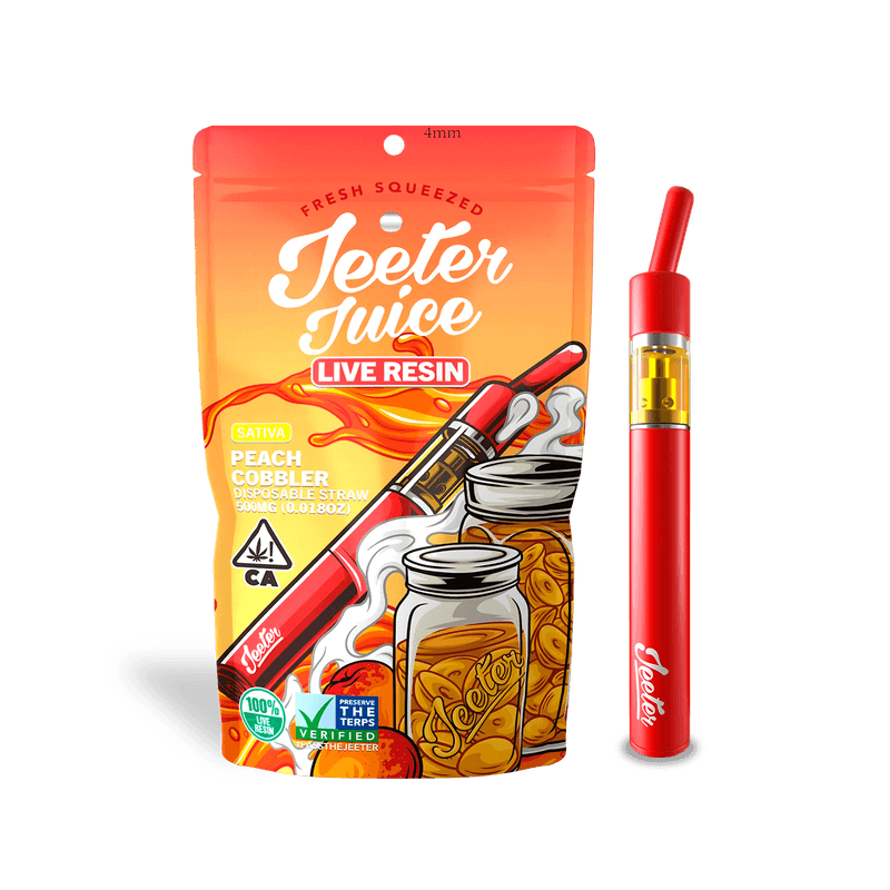 Jeeter Juice Peach Cobbler THC Pen | Sativa | 93%