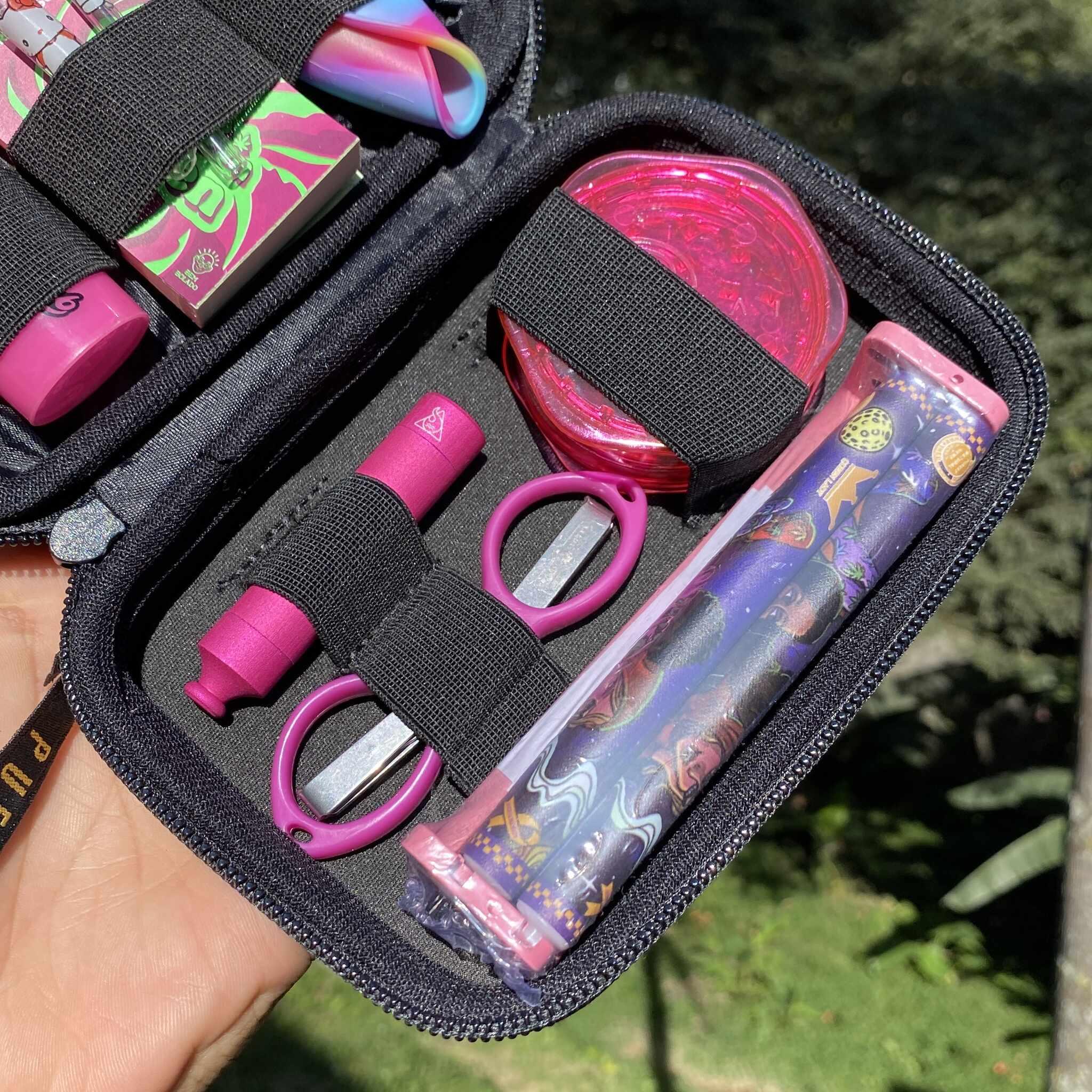 Pink Moon Kit – Classic Puff black case