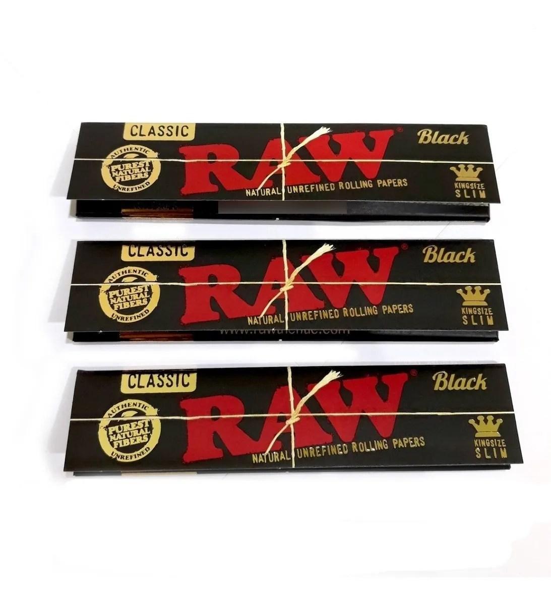 Raw Black Silk King Size – Combo