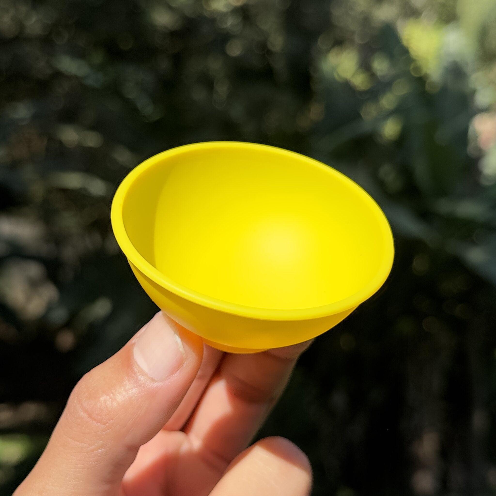 Yellow silicone gourd