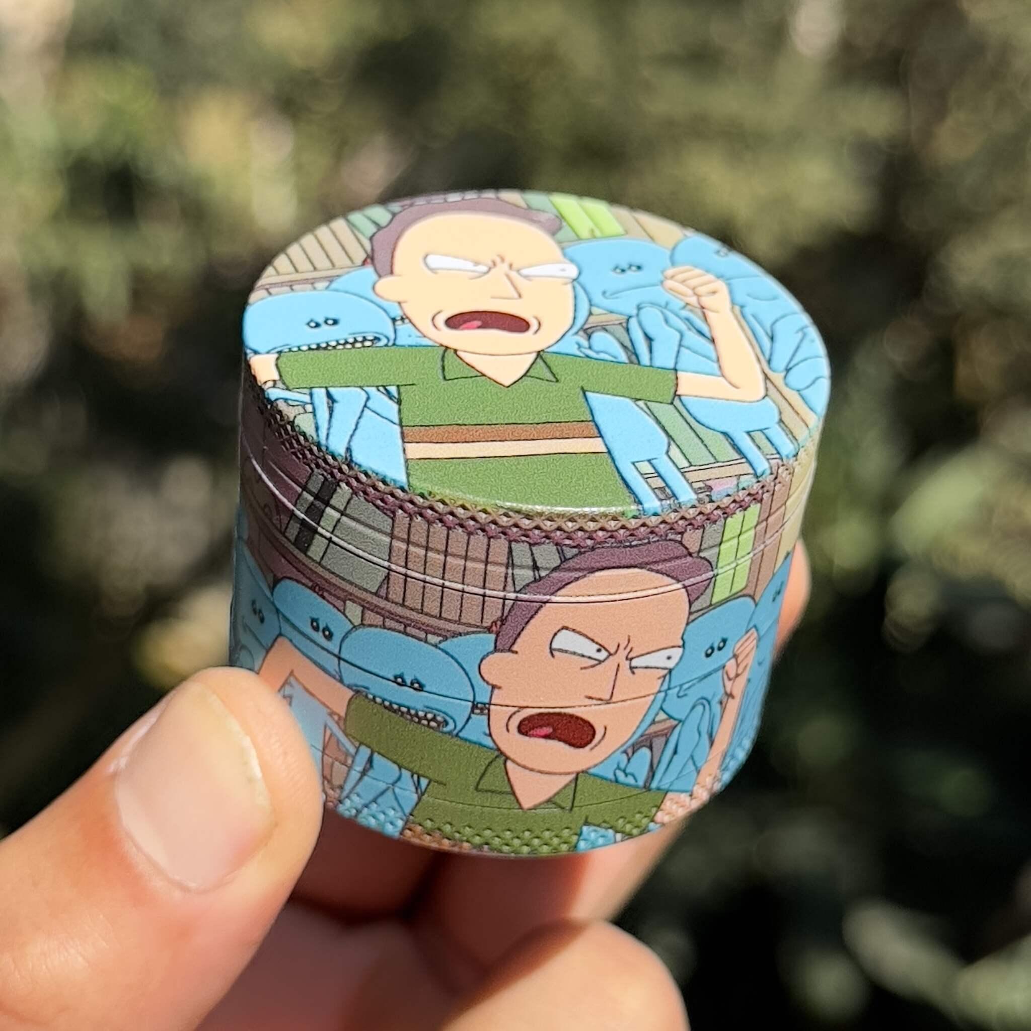 Jerry and Meeseeks 4-part metal grinder - 50mm