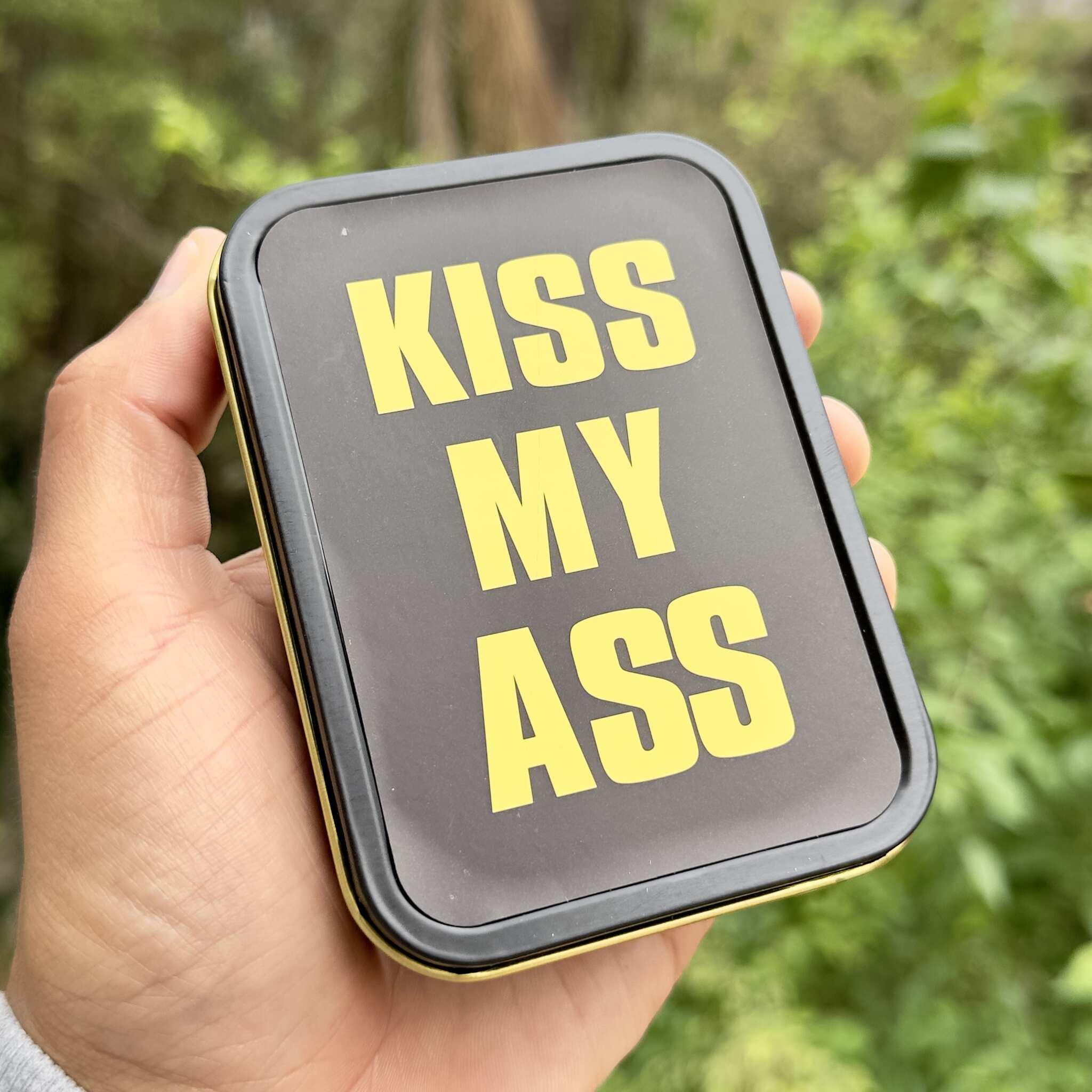 Lata de armazenamento Kiss My Ass