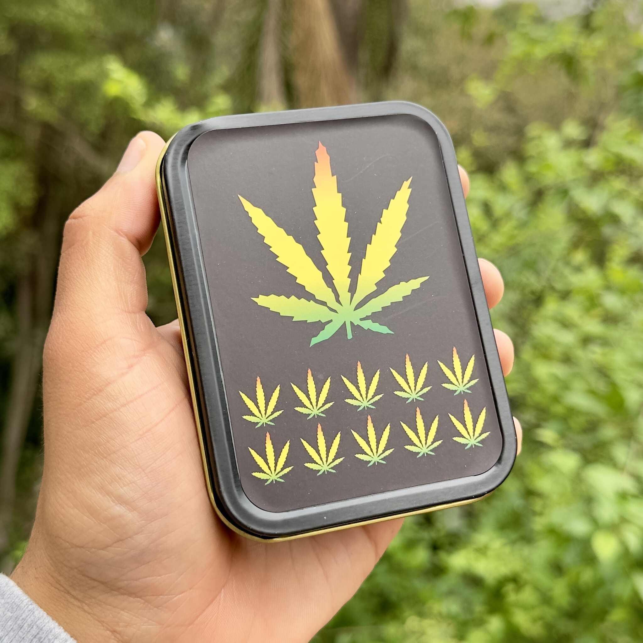 Hemp Rasta Storage Can
