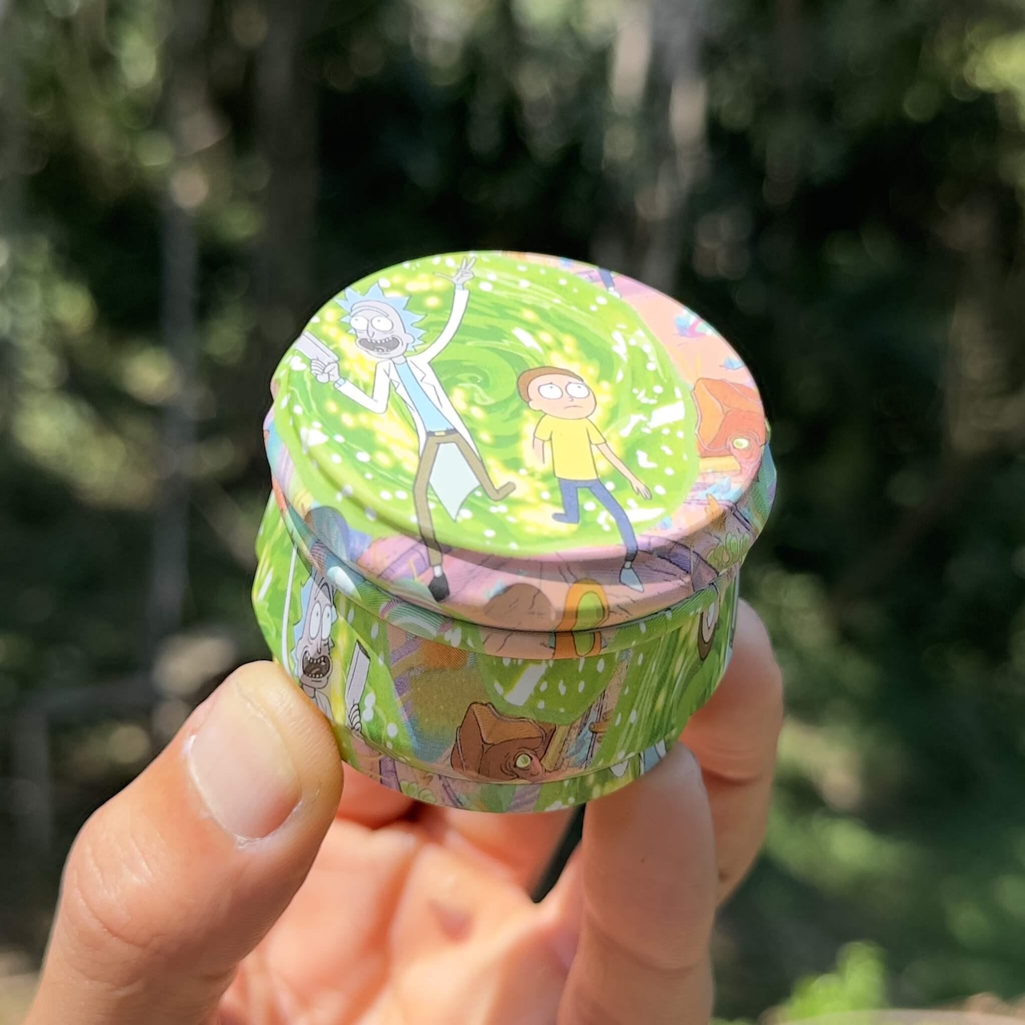 Rick and Morty III Drum Metal Grinder - 4 parts 50mm