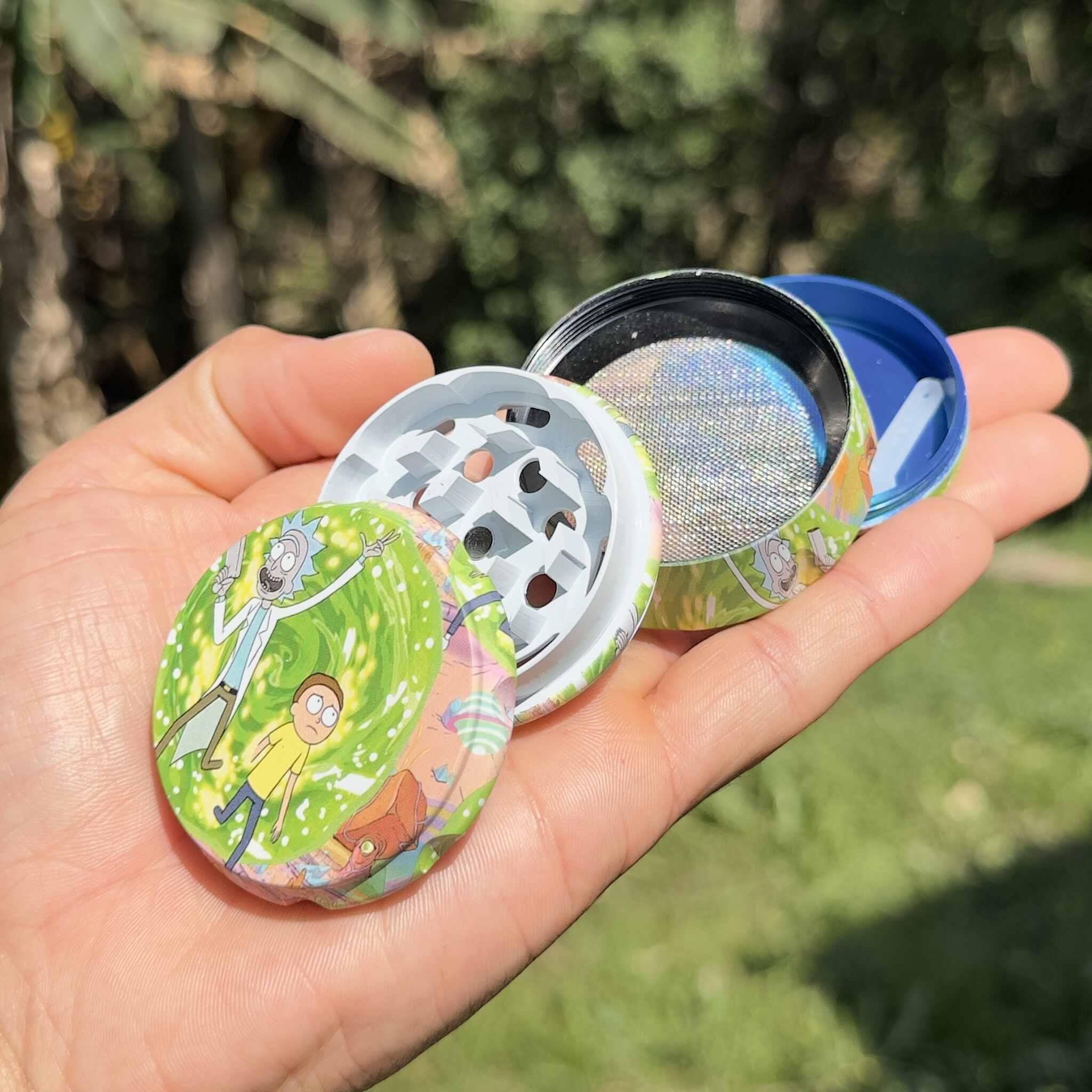 Rick and Morty III Drum Metal Grinder - 4 parts 50mm