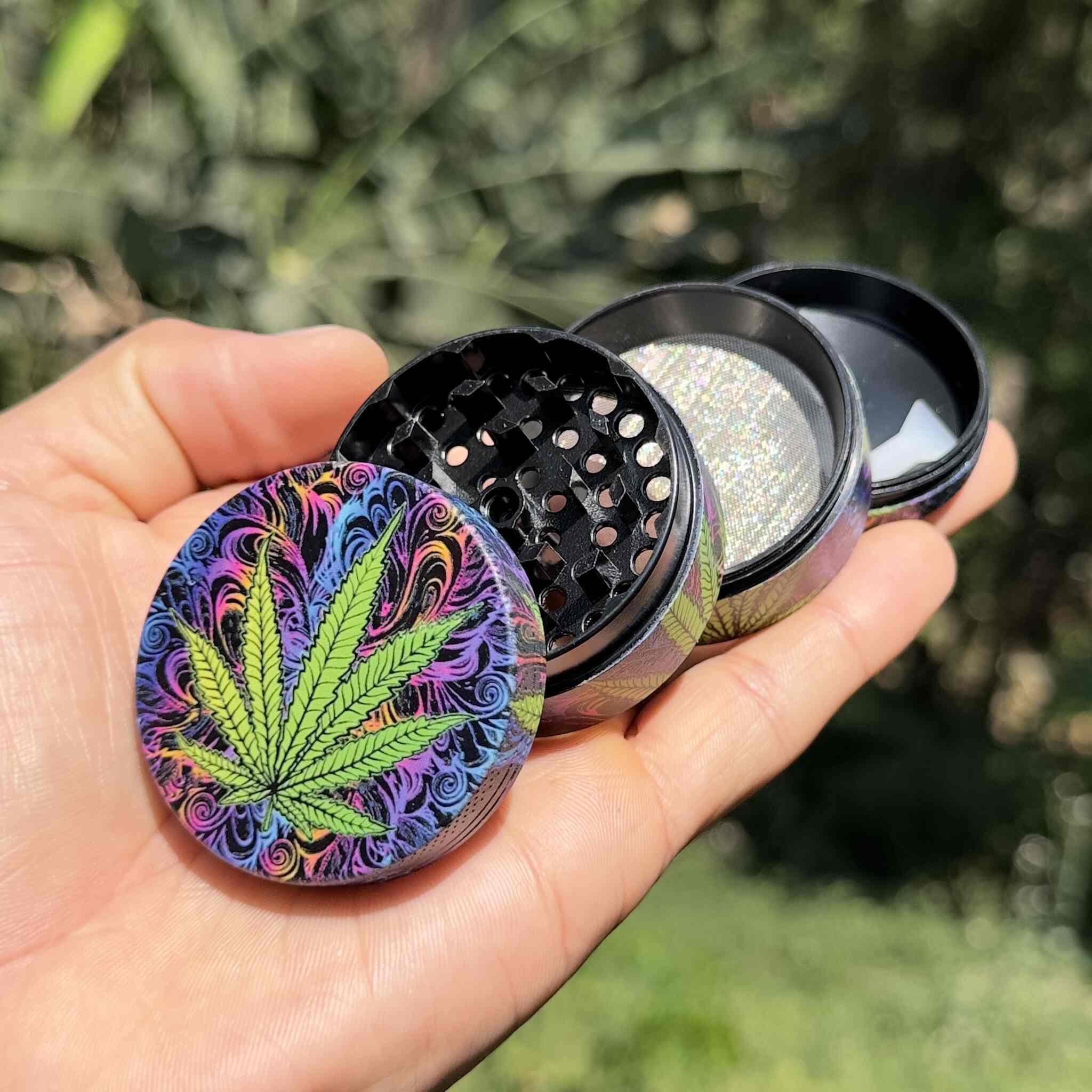Hemp Colors metal grinder - 4-part 50mm
