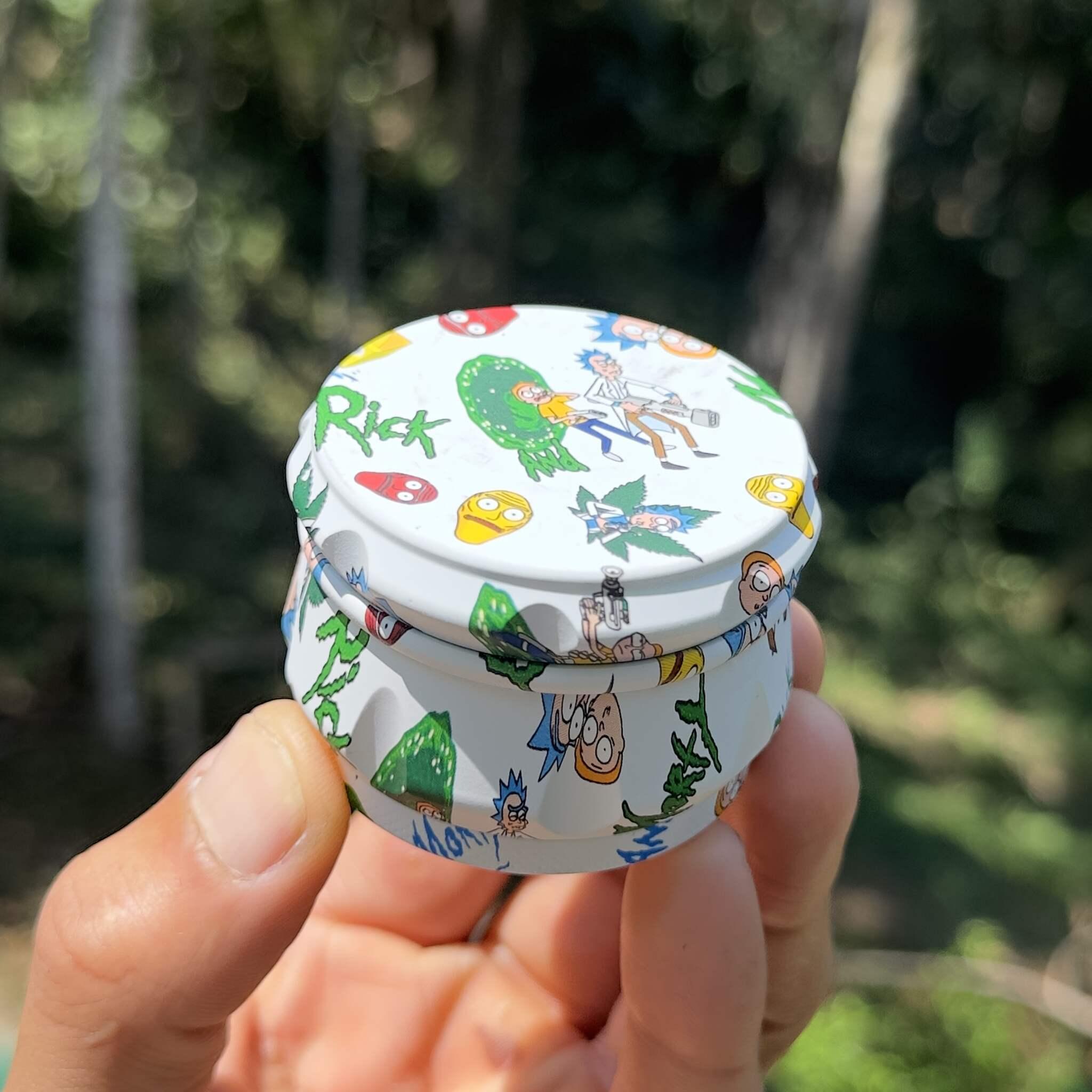 Rick and Morty I Metal Drum Grinder – 4 Piece 50mm