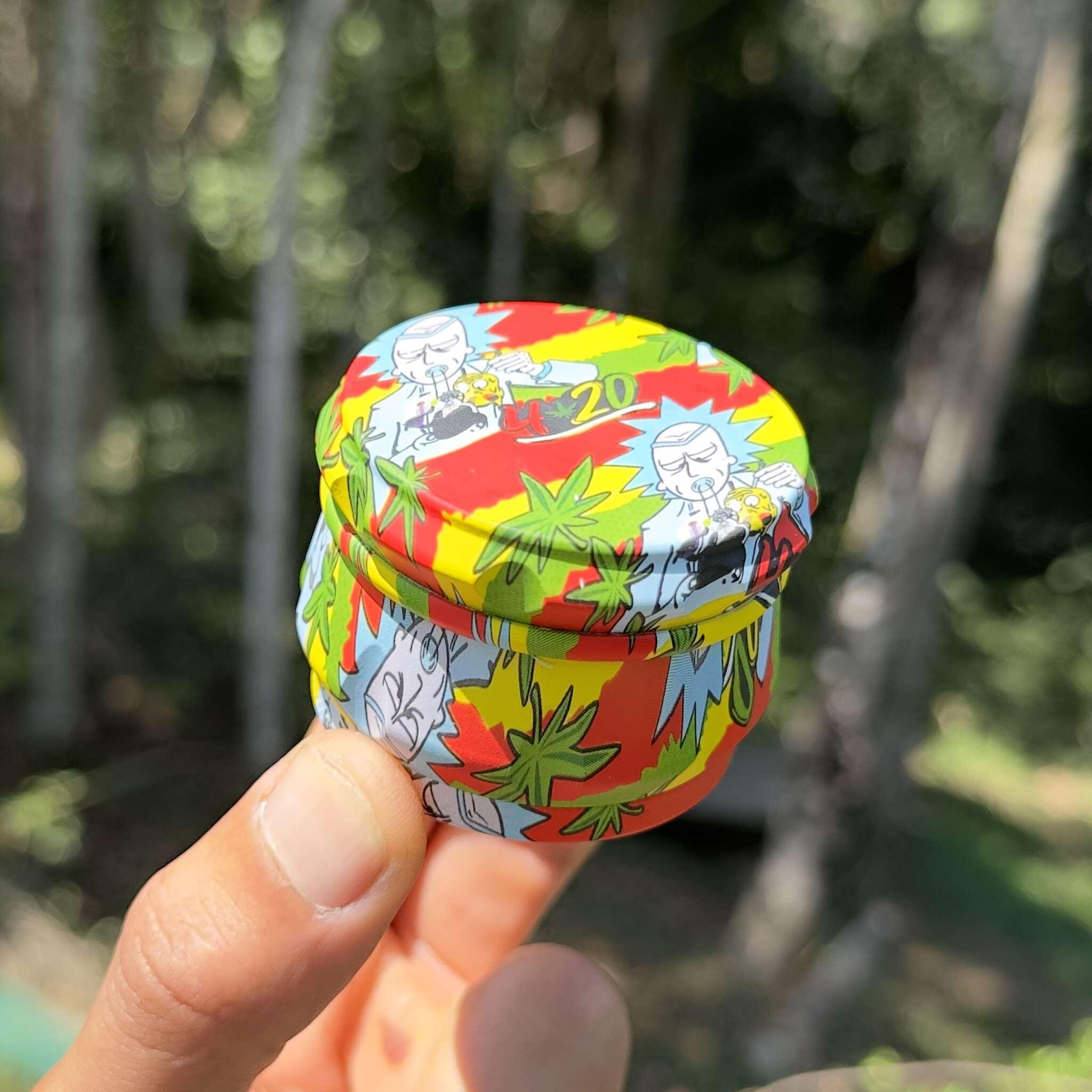 Rick and Morty II Drum Metal Grinder - 4 Parts 50mm