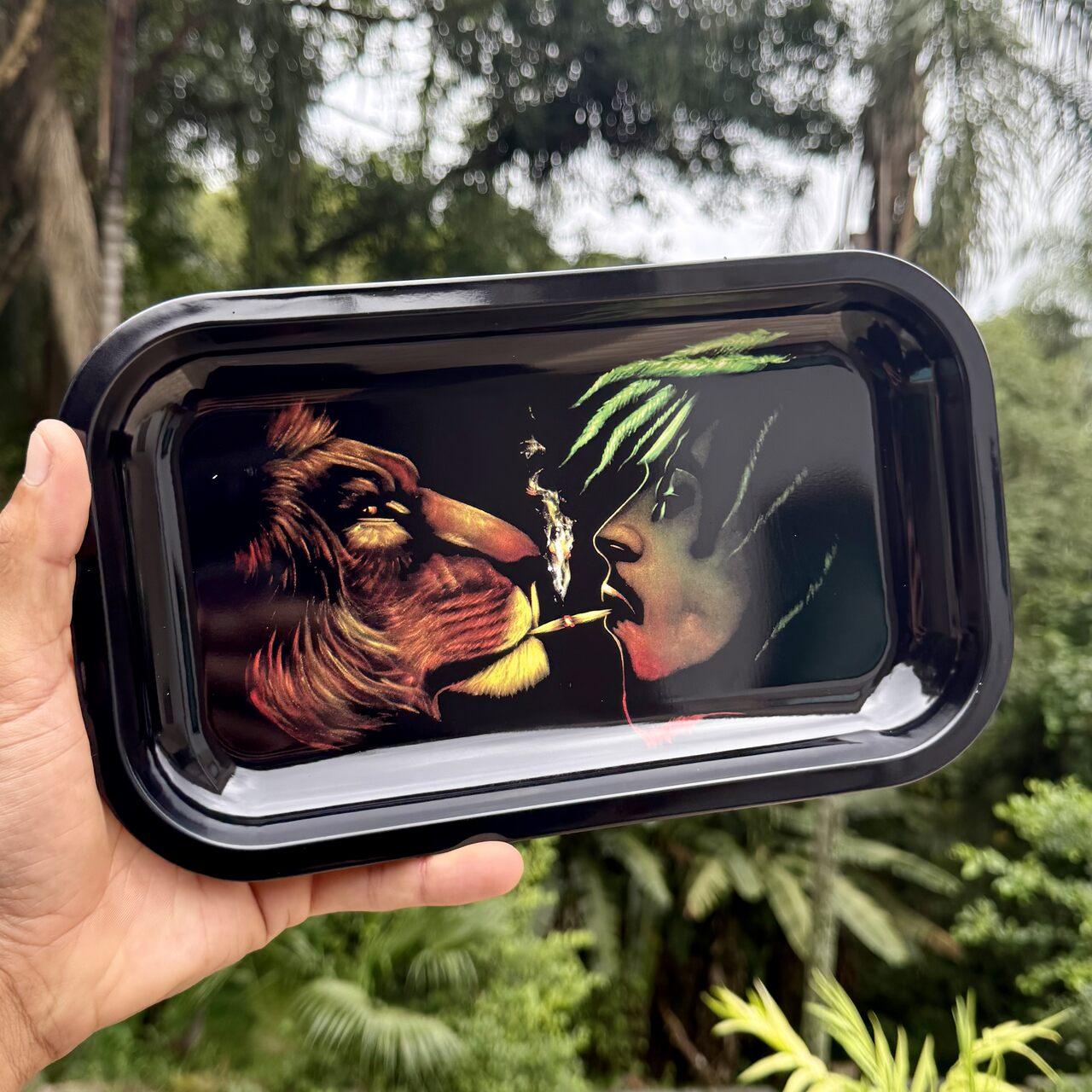 Rasta Union metal tray