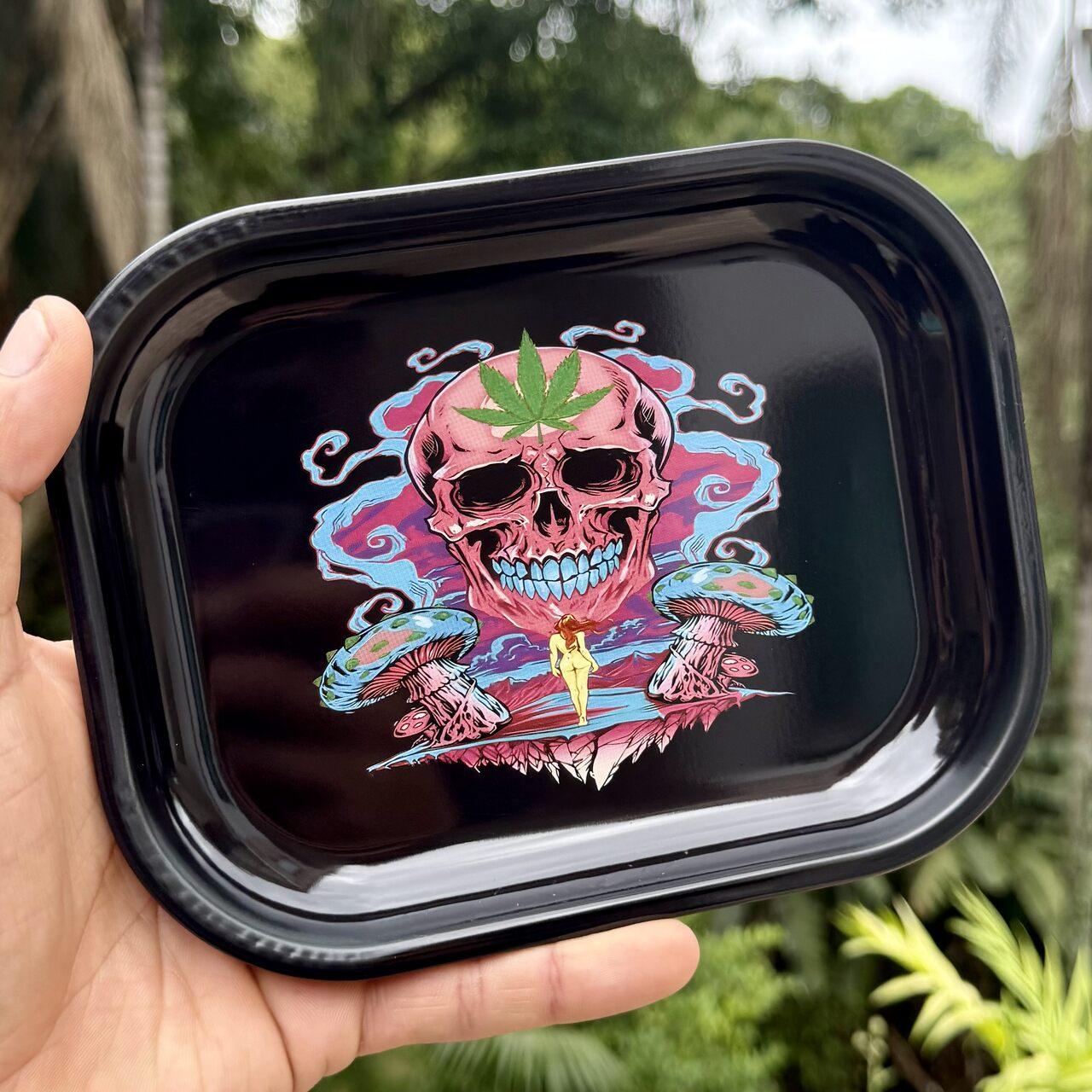 Skull High Metal Tray