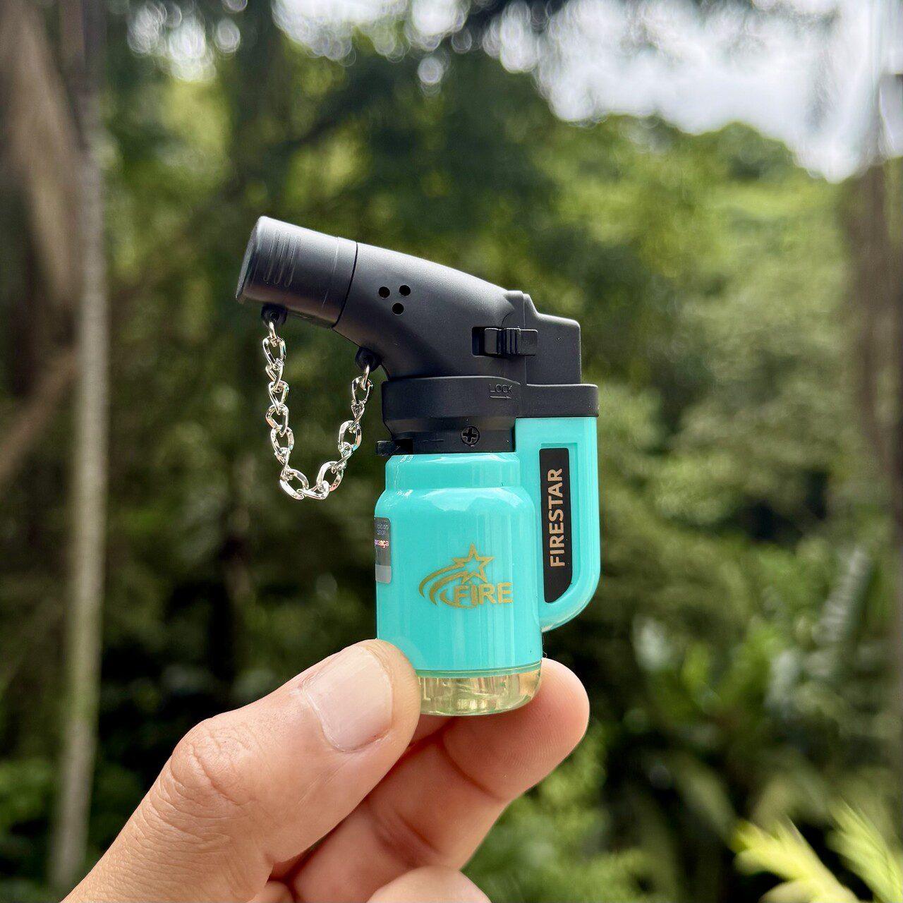 FireStar Double Jet Torch – cyan blue