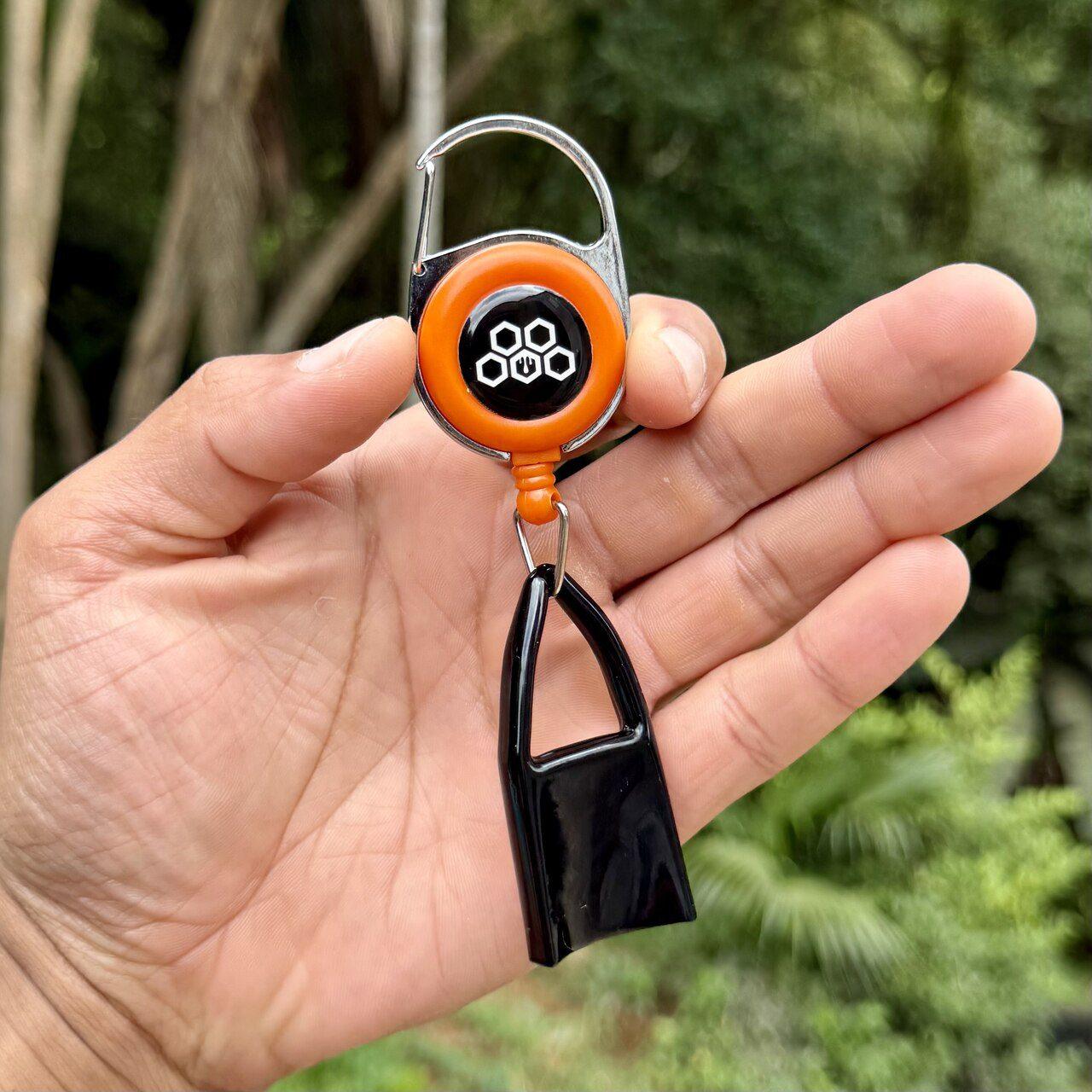 Anti-theft lighter Culture Dab – orange logo