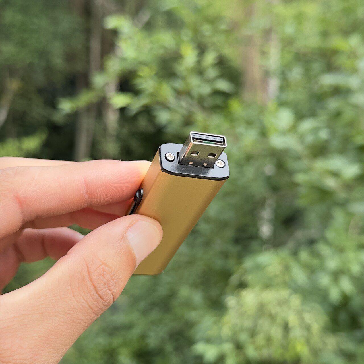 USB Electric Lighter – Gold
