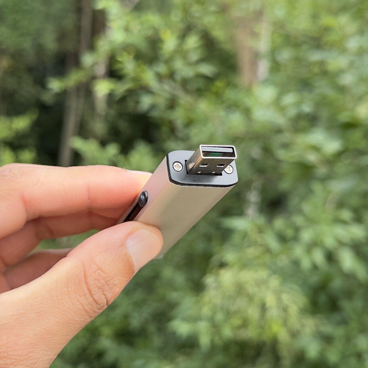 USB Electric Lighter – Silver