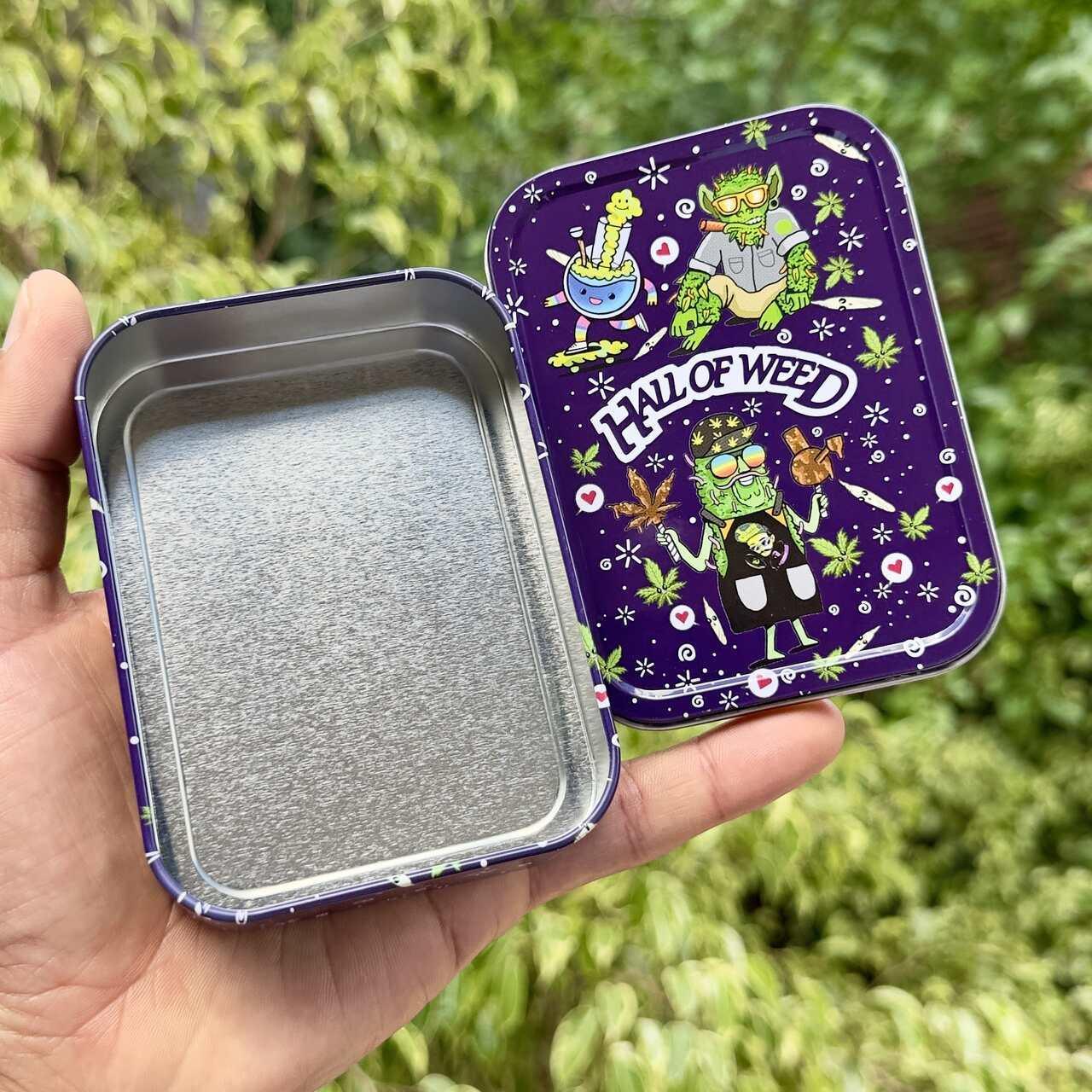 Hall Of Weed Storage Tin – Blue