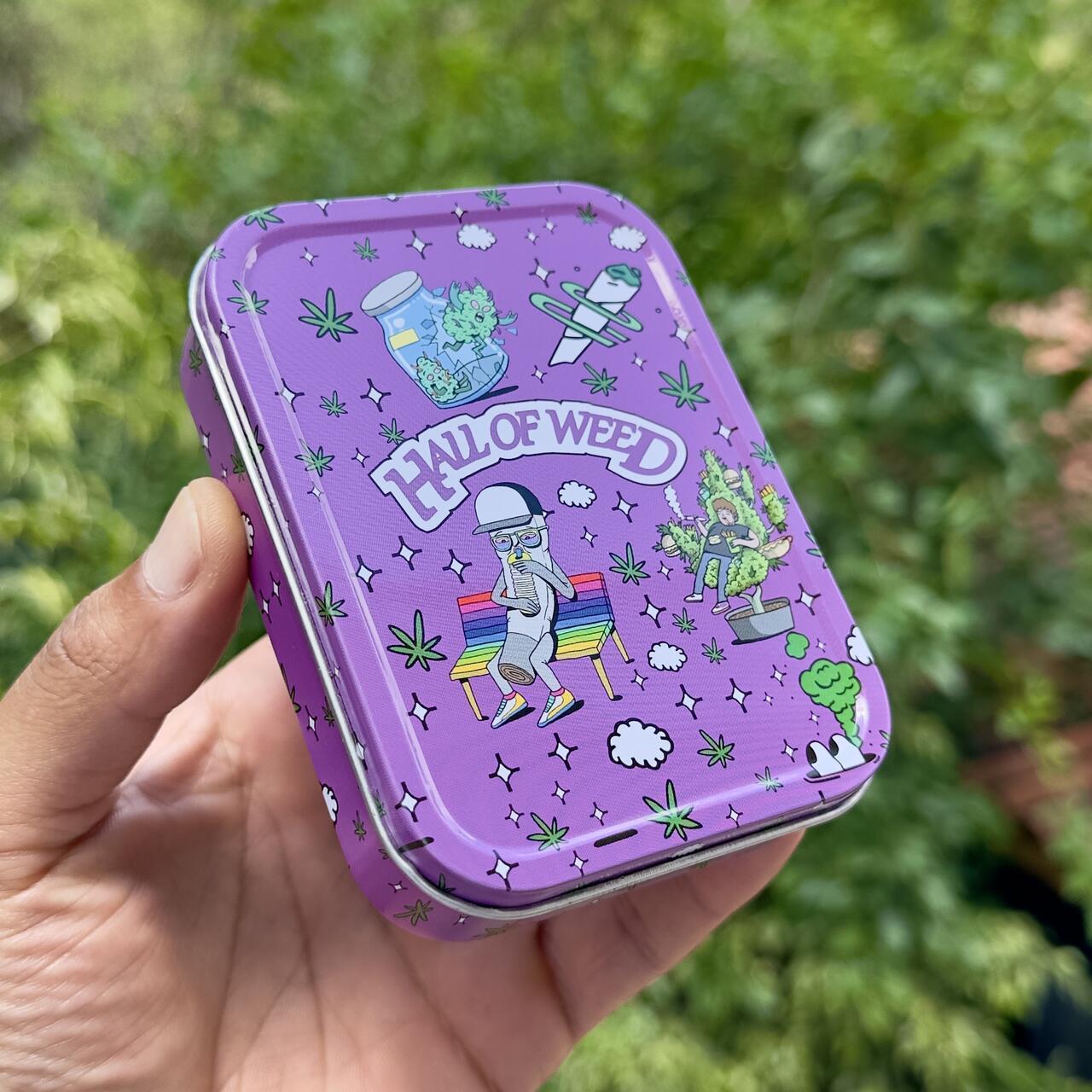 Hall Of Weed Storage Can - Lilac
