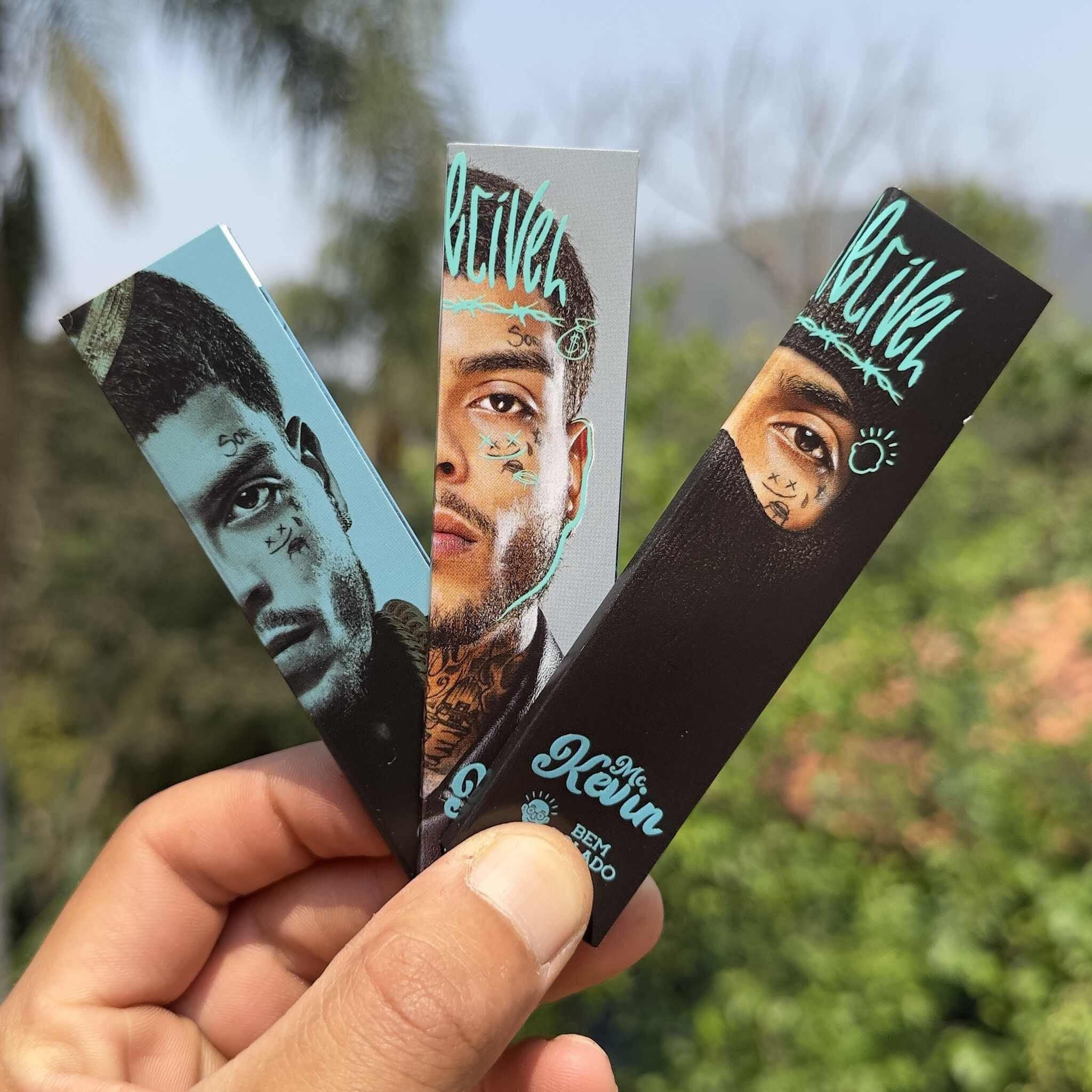 3 Bem Bolado x Mc Kevin special edition king size wide rolling papers – 3 booklets