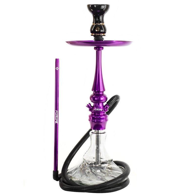 Hookah Amazon Future Godzilla Purple Metal Transparent Vase