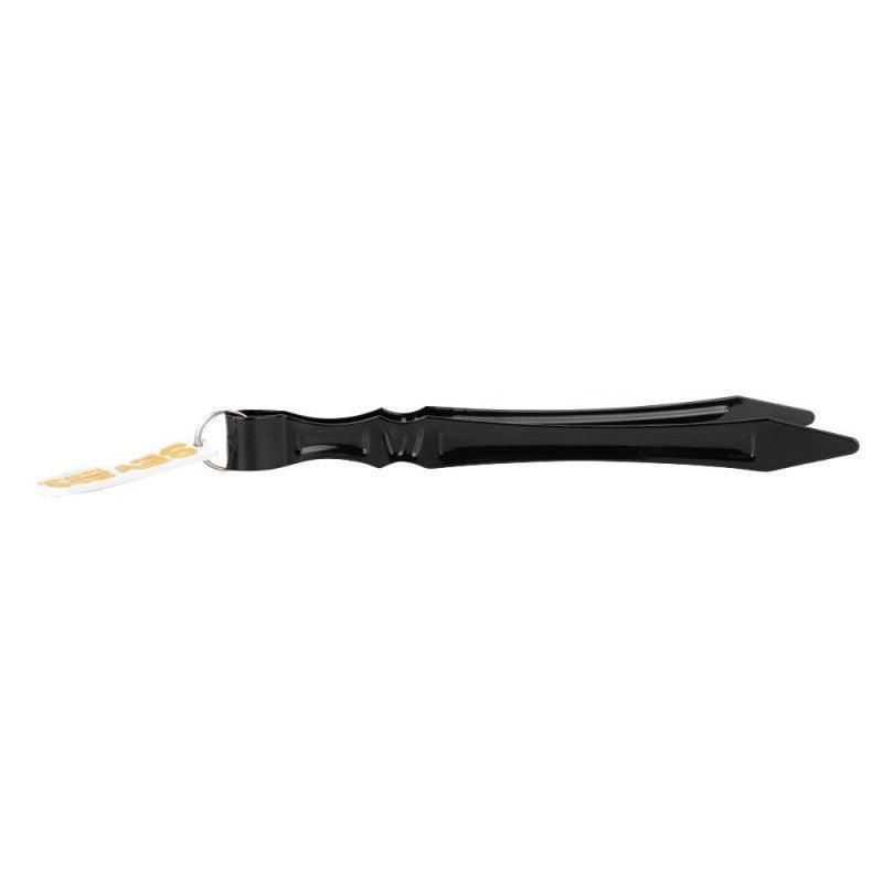 Seven Hookah Medium Glossy Black Hookah Tongs