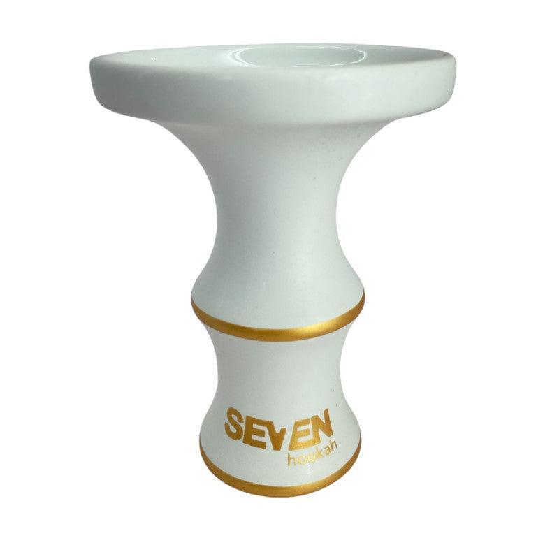 Rosh Narguile Seven Bowl Premium Matte White Gold